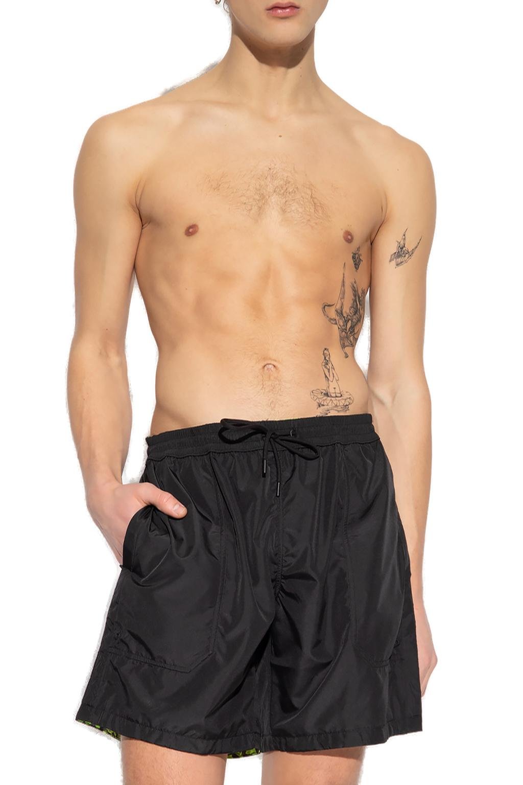 Versace Drawstring Reversible Swimming Shorts
