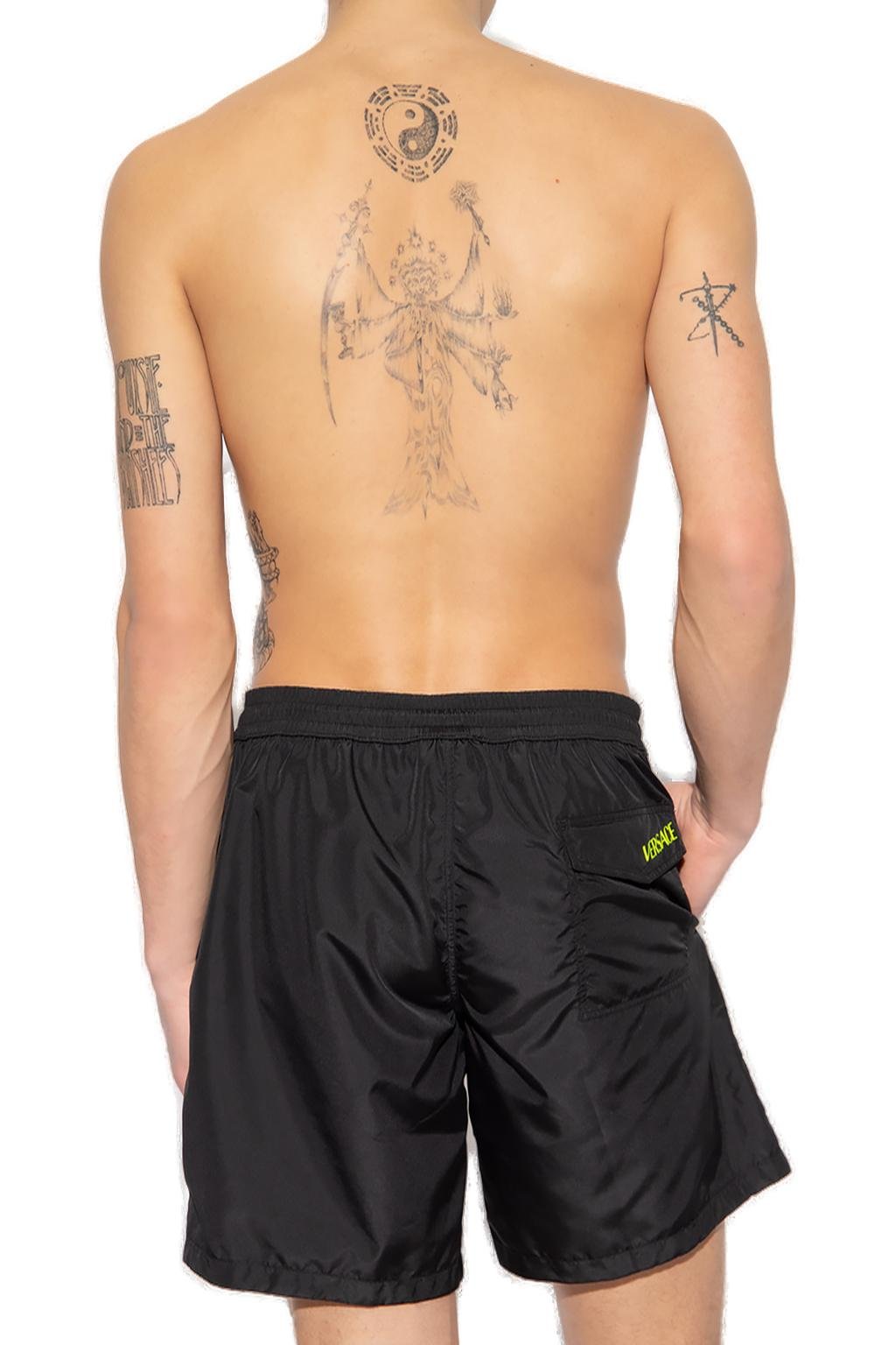 Versace Drawstring Reversible Swimming Shorts