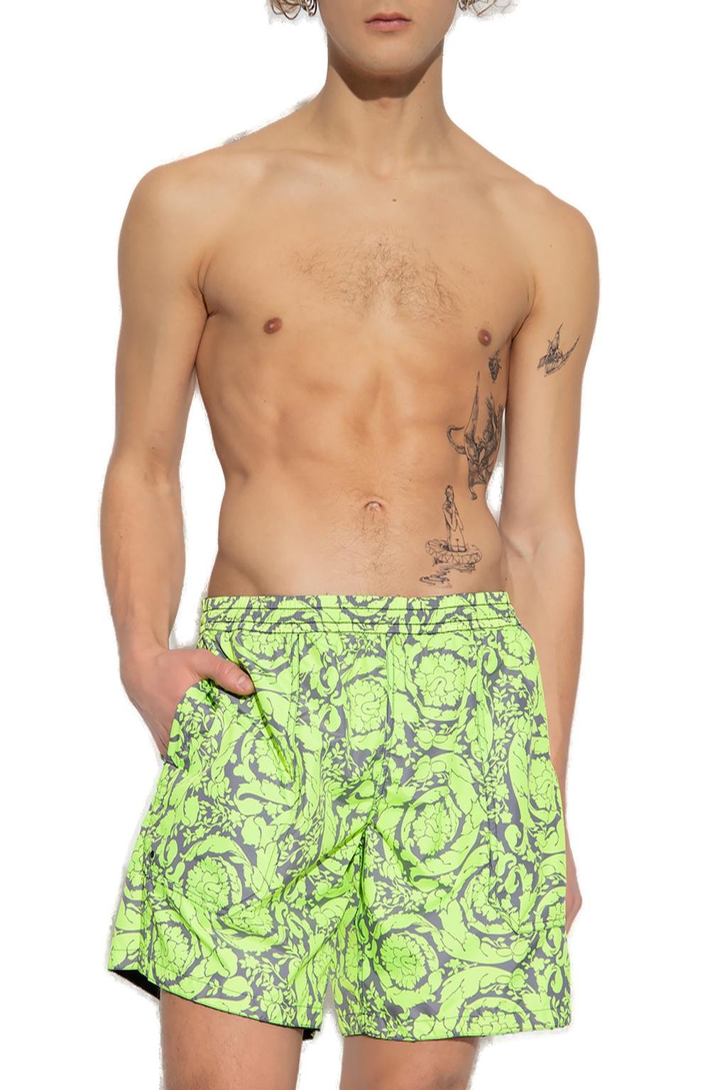 Versace Drawstring Reversible Swimming Shorts