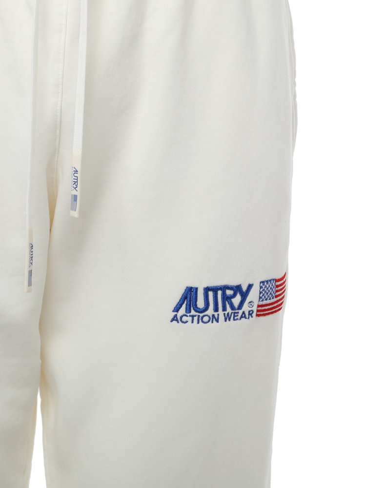 Autry Logo Embroidered Drawstring Track Pants