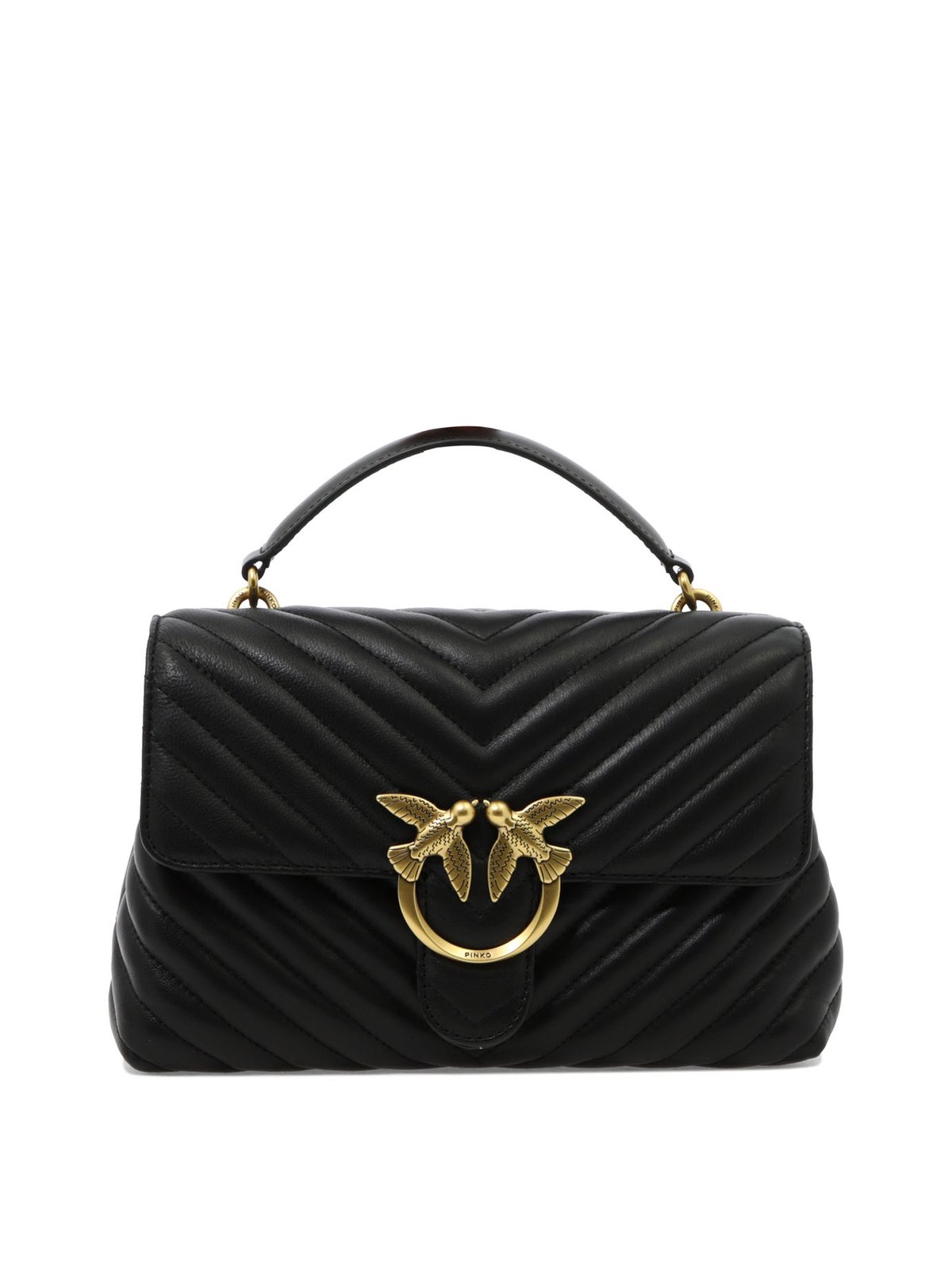 Pinko Lady Love Puff Chevron Mini Crossbody Bag
