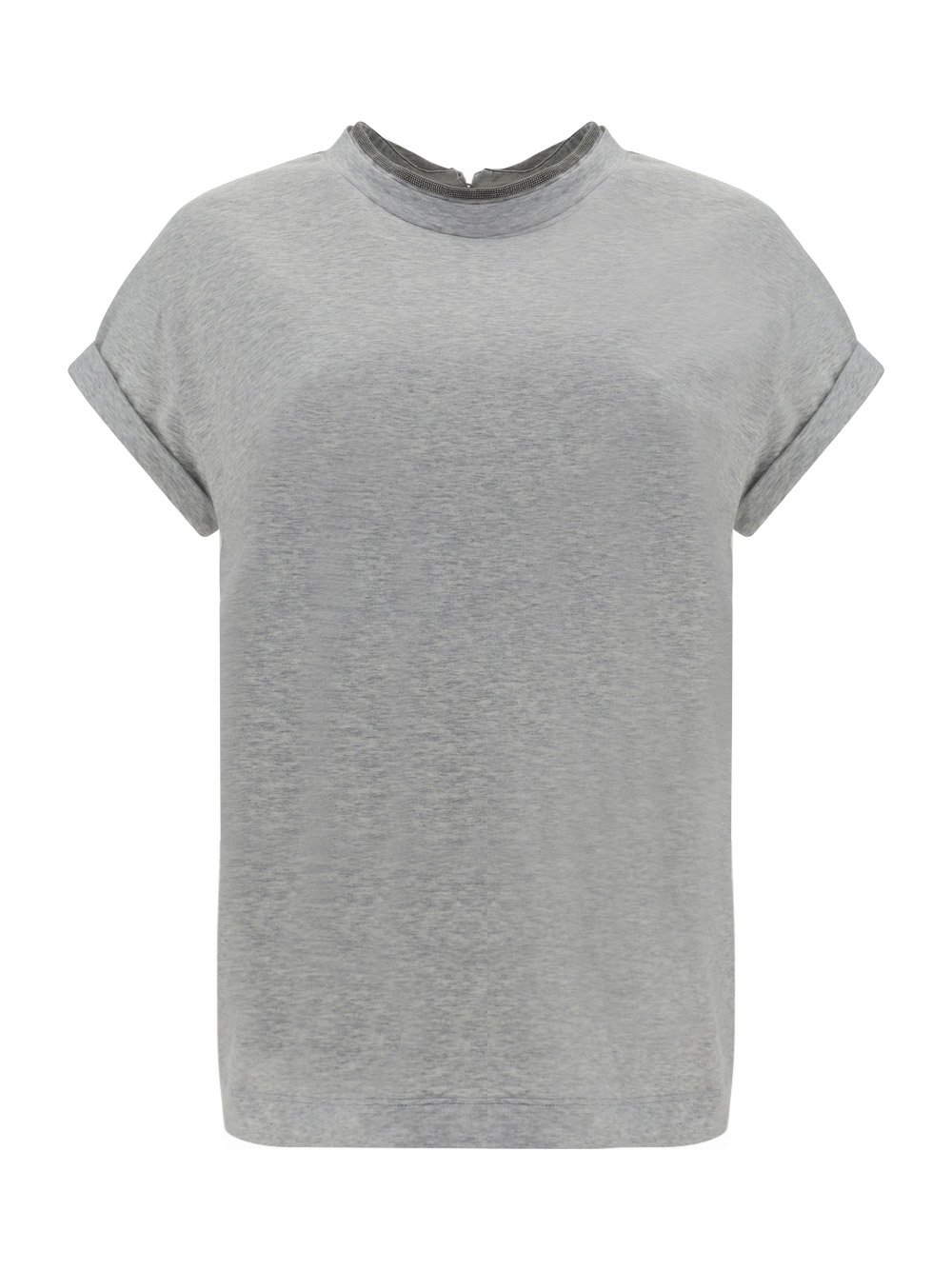 Brunello Cucinelli Embellished Crewneck T-Shirt