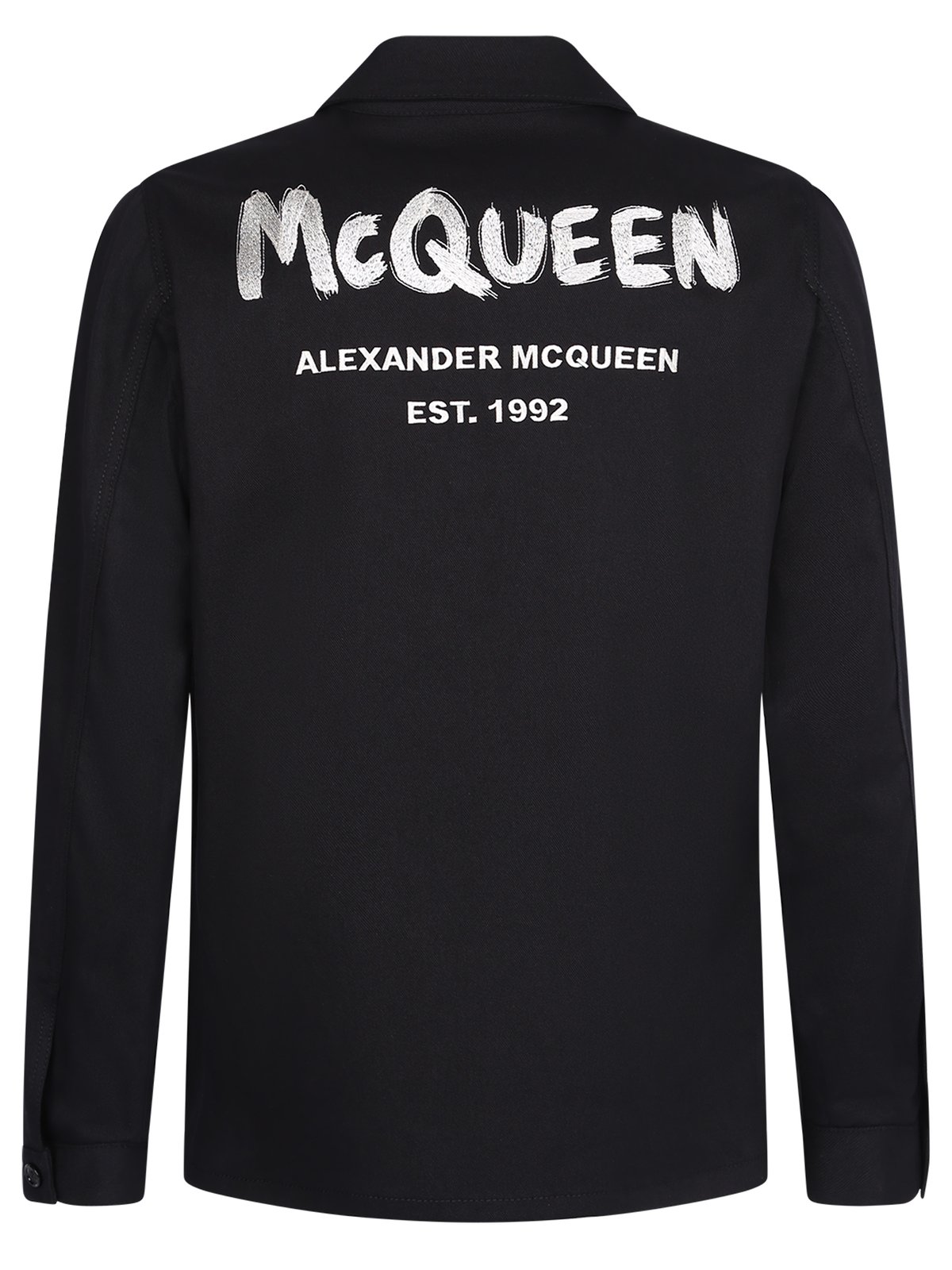 Alexander McQueen Logo Print Long-Sleeve Shirt
