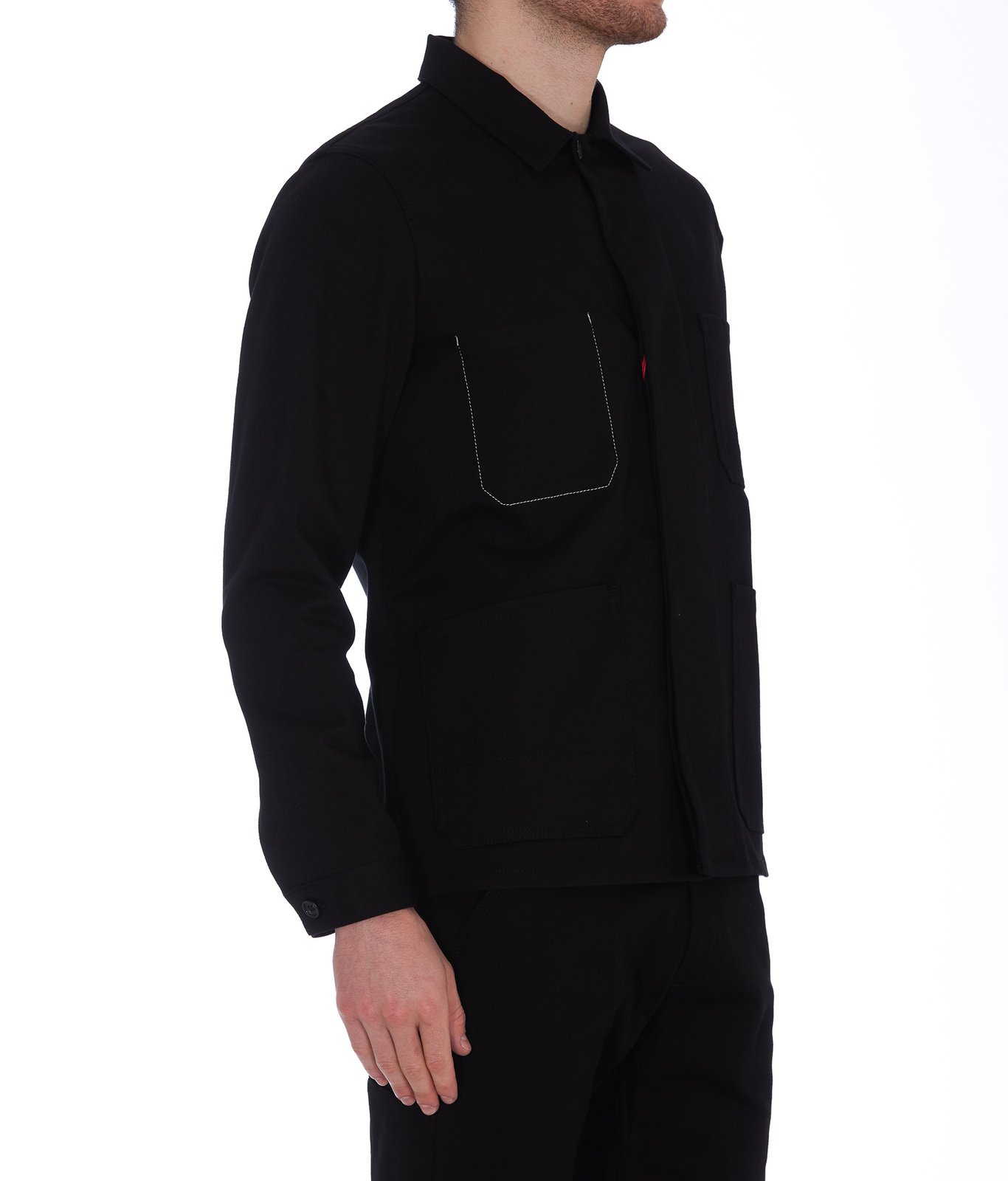 Alexander McQueen Logo Print Long-Sleeve Shirt