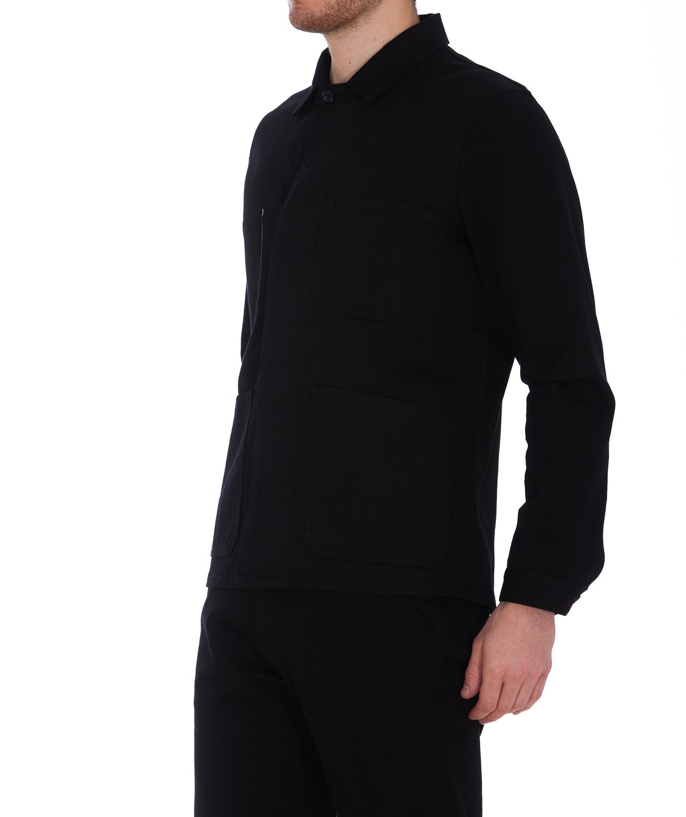 Alexander McQueen Logo Print Long-Sleeve Shirt
