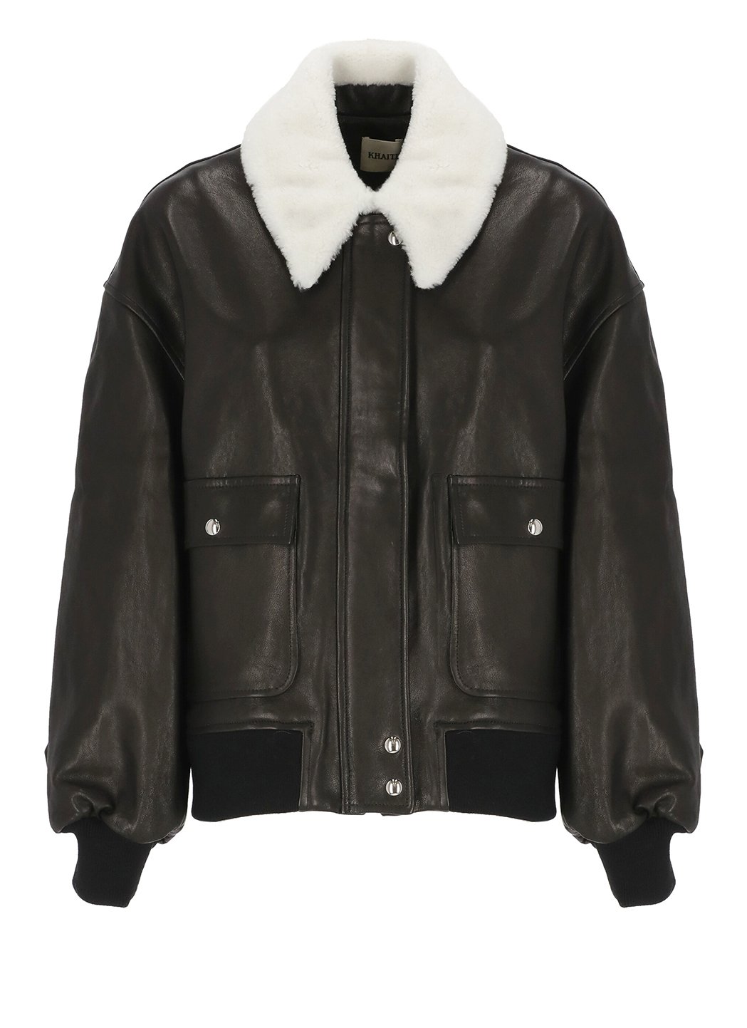 Khaite Shellar Leather Jacket