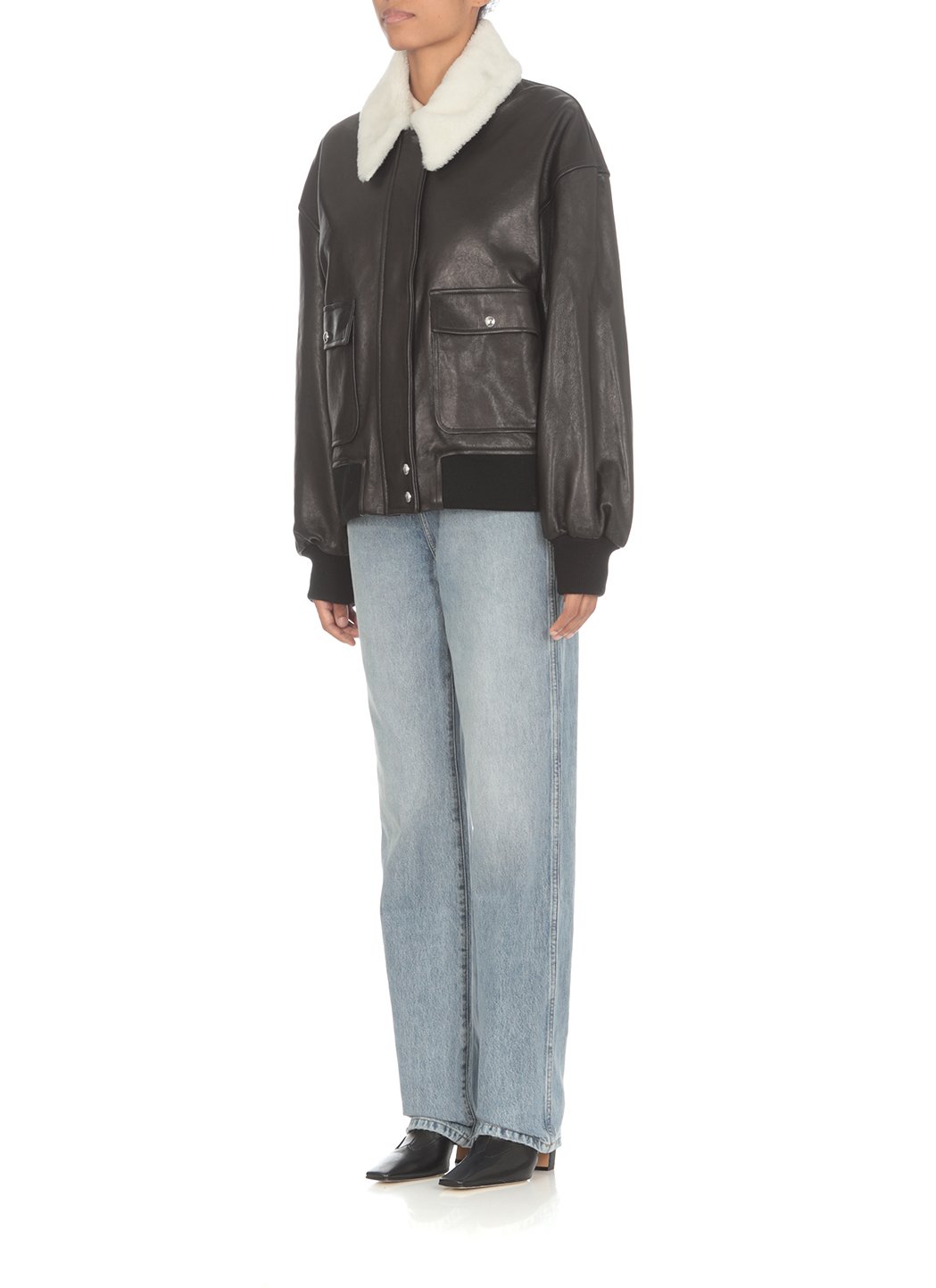 Khaite Shellar Leather Jacket 3 Khaite Shellar Leather Jacket