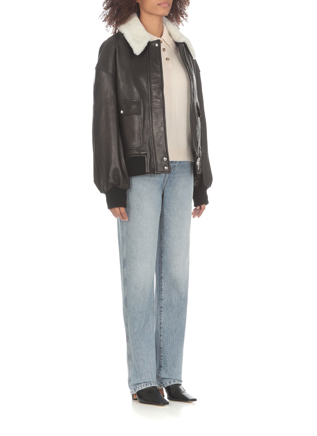 Khaite Shellar Leather Jacket 5 Khaite Shellar Leather Jacket