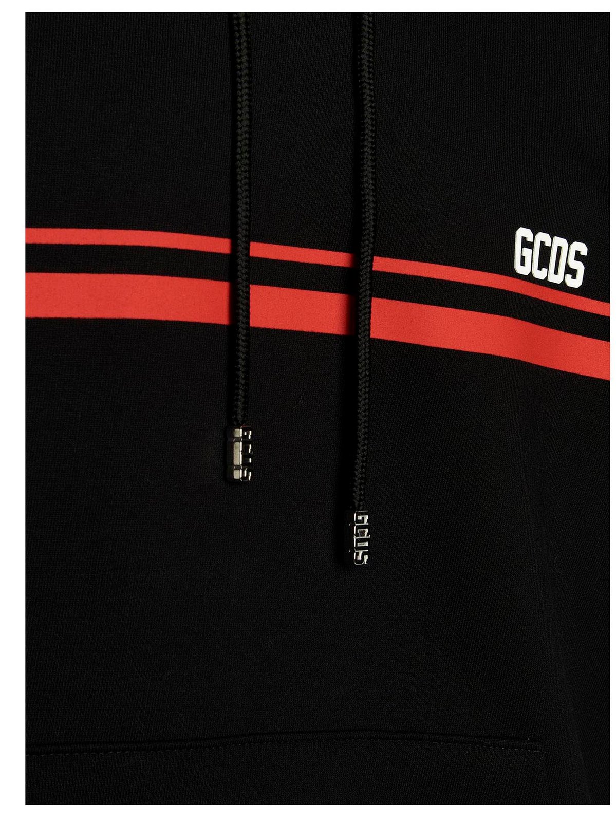 GCDS Logo Printed Drawstring Hoodie