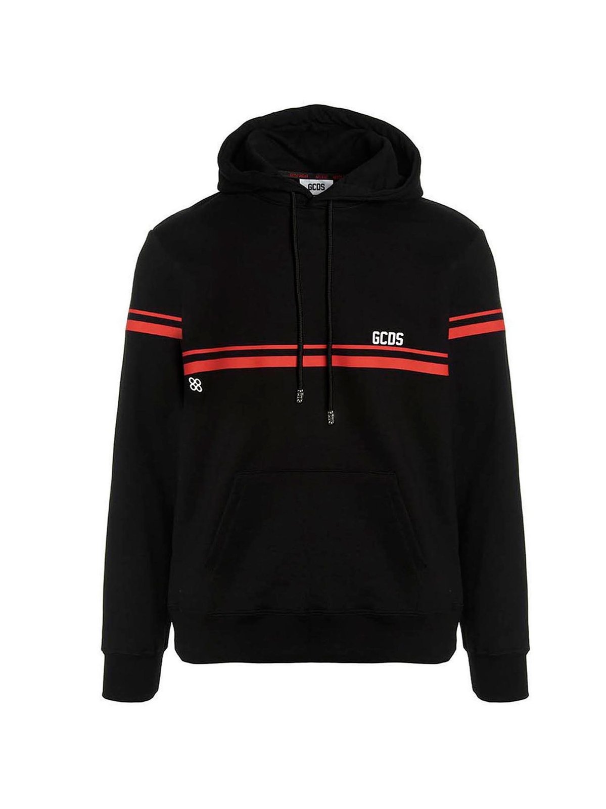 GCDS Logo Printed Drawstring Hoodie