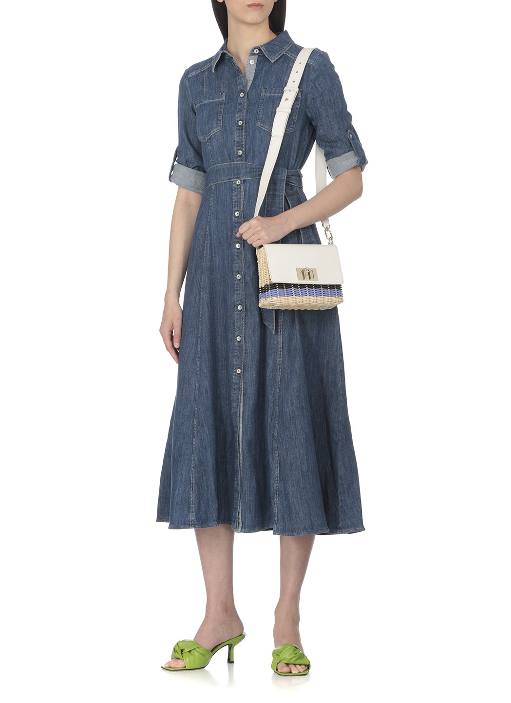 Furla 1927 Foldover Top Shoulder Bag