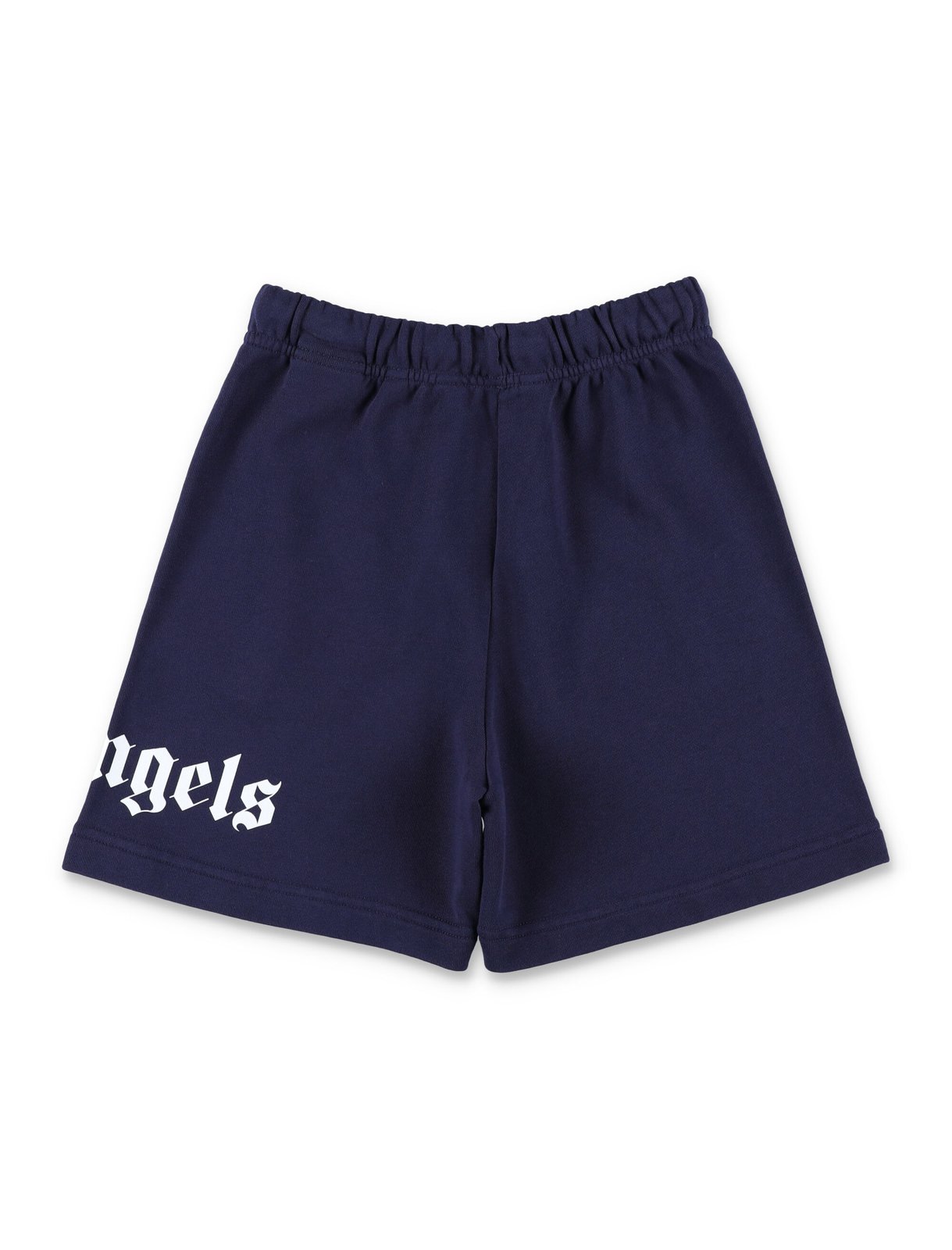 Palm Angels Kids Logo Printed Drawstring Bermuda Shorts
