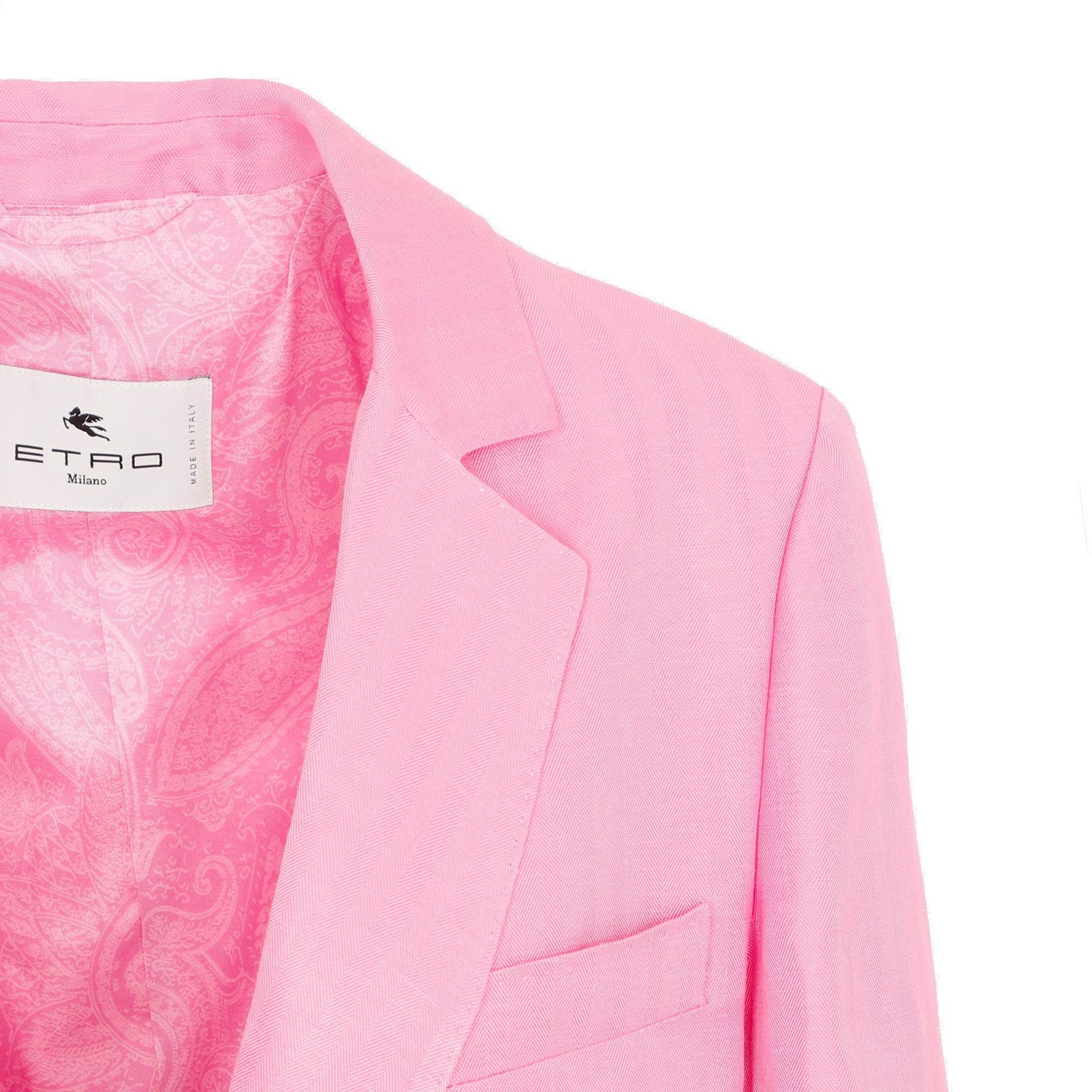 Etro Single Breasted Long-Sleeved Blazer