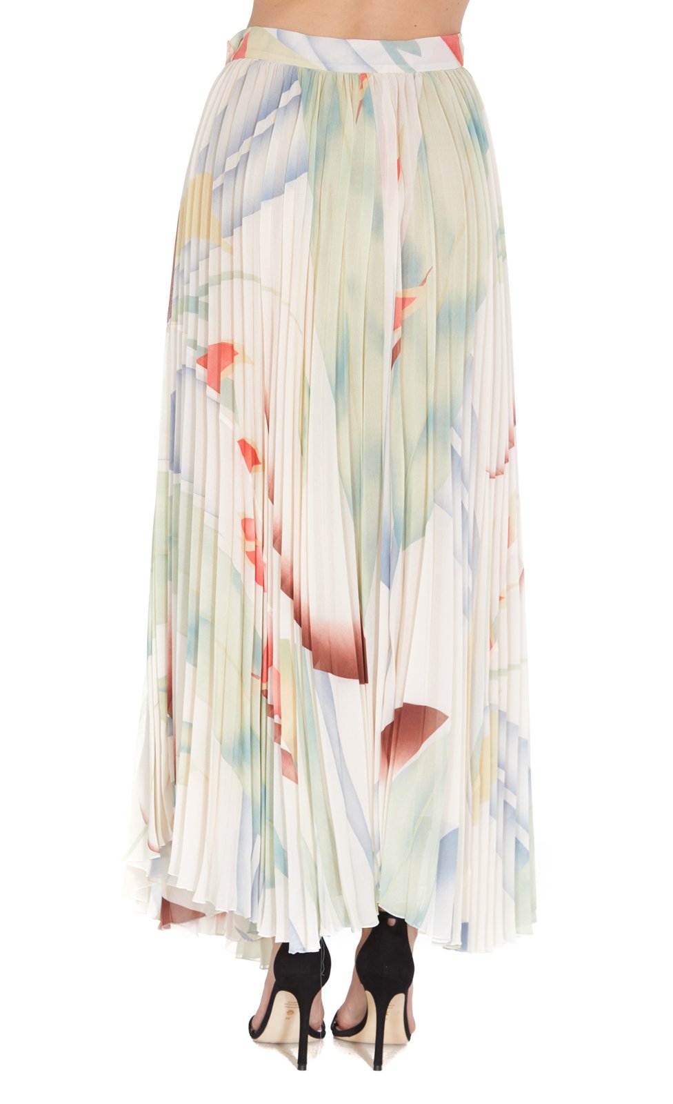 Etro Pleated Printed Skirt