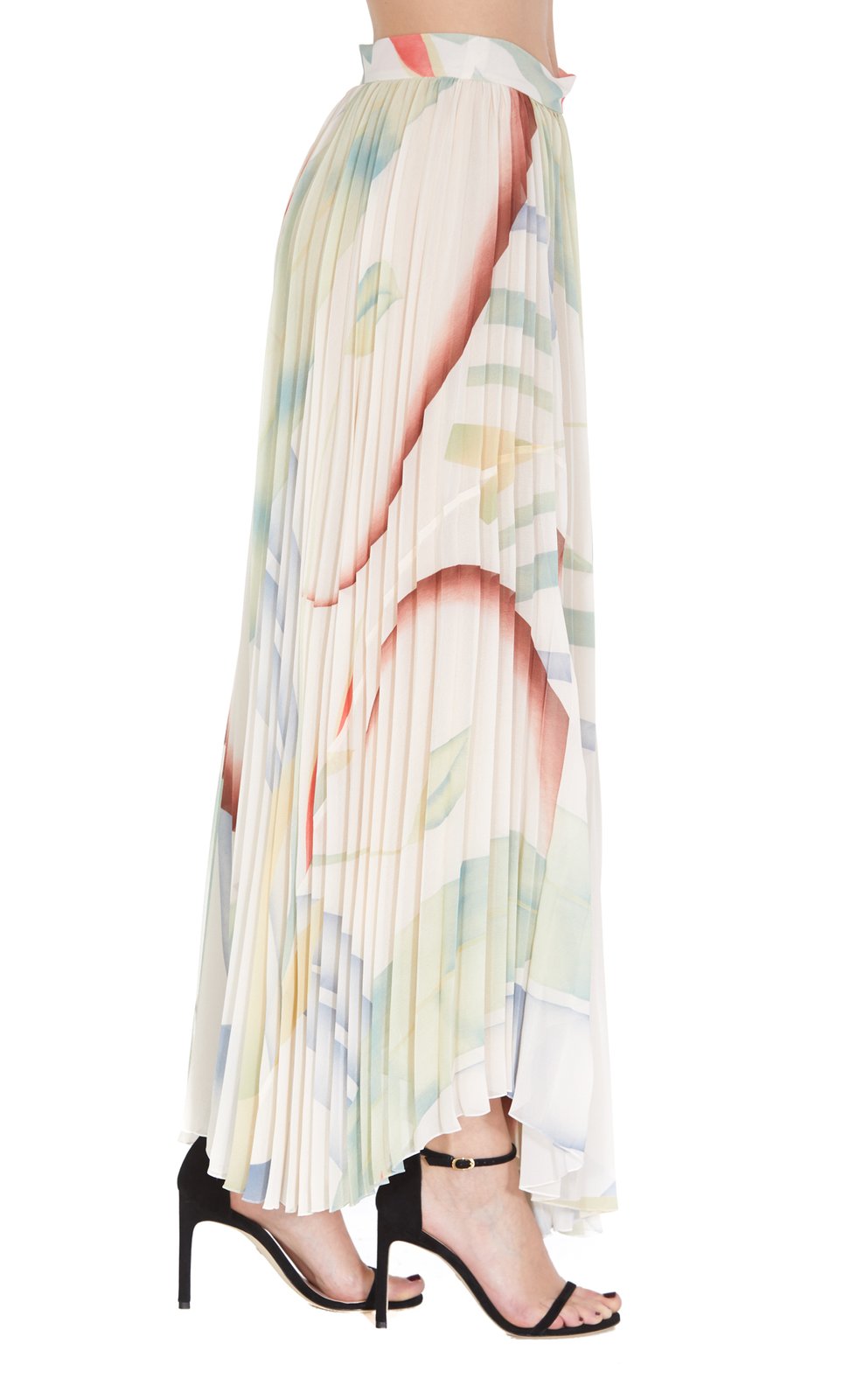 Etro Pleated Printed Skirt