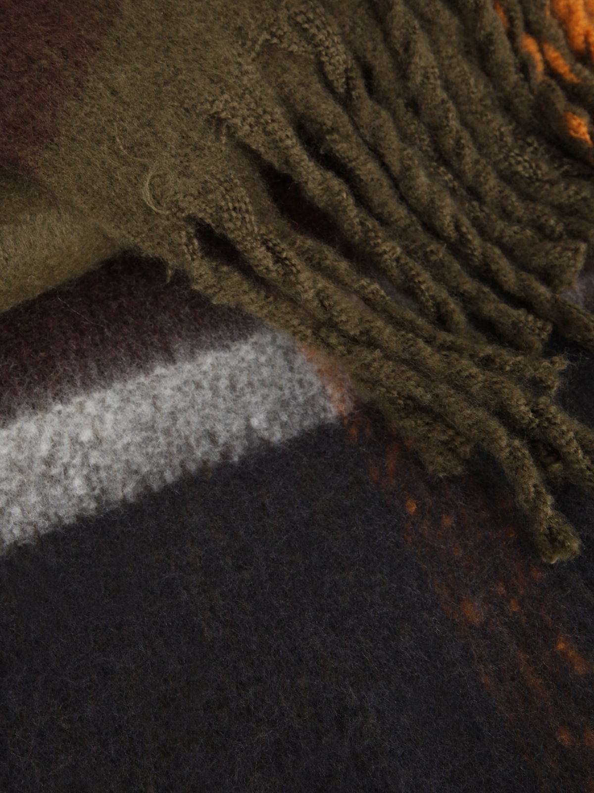 Barbour Tartan Fringed Scarf