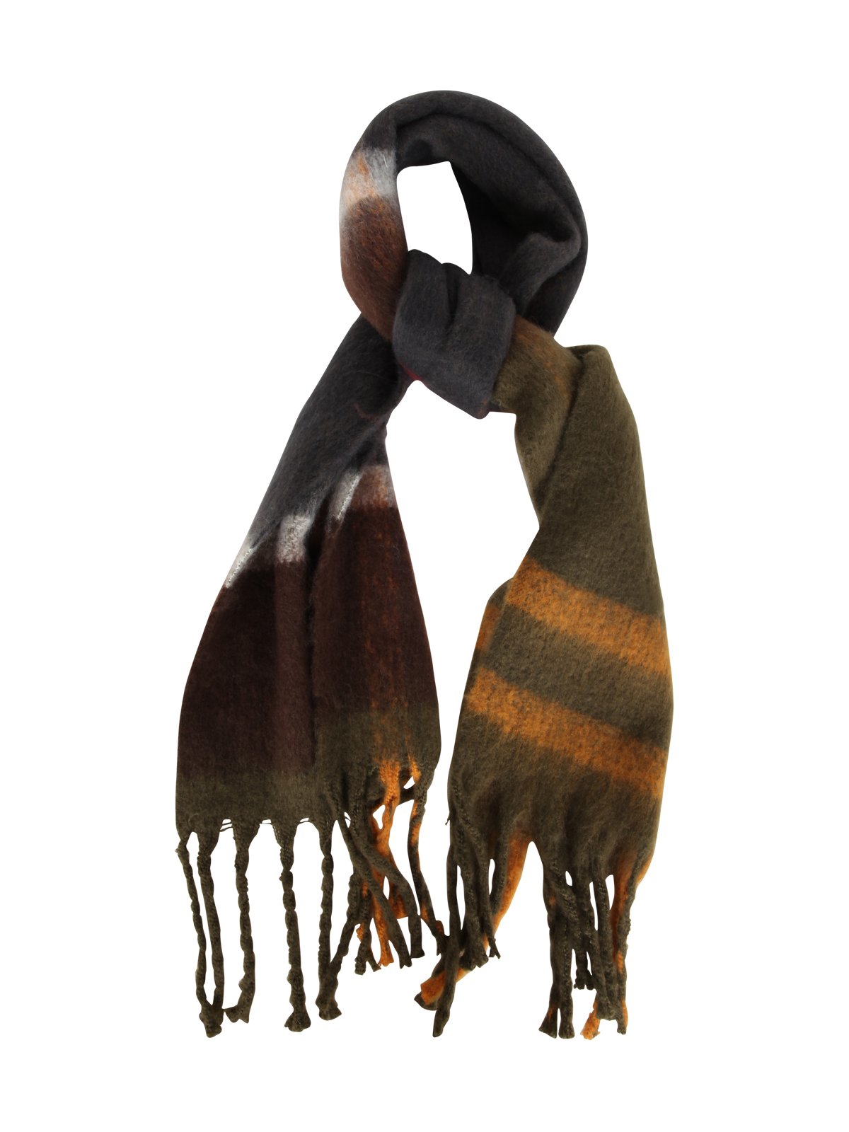 Barbour Tartan Fringed Scarf