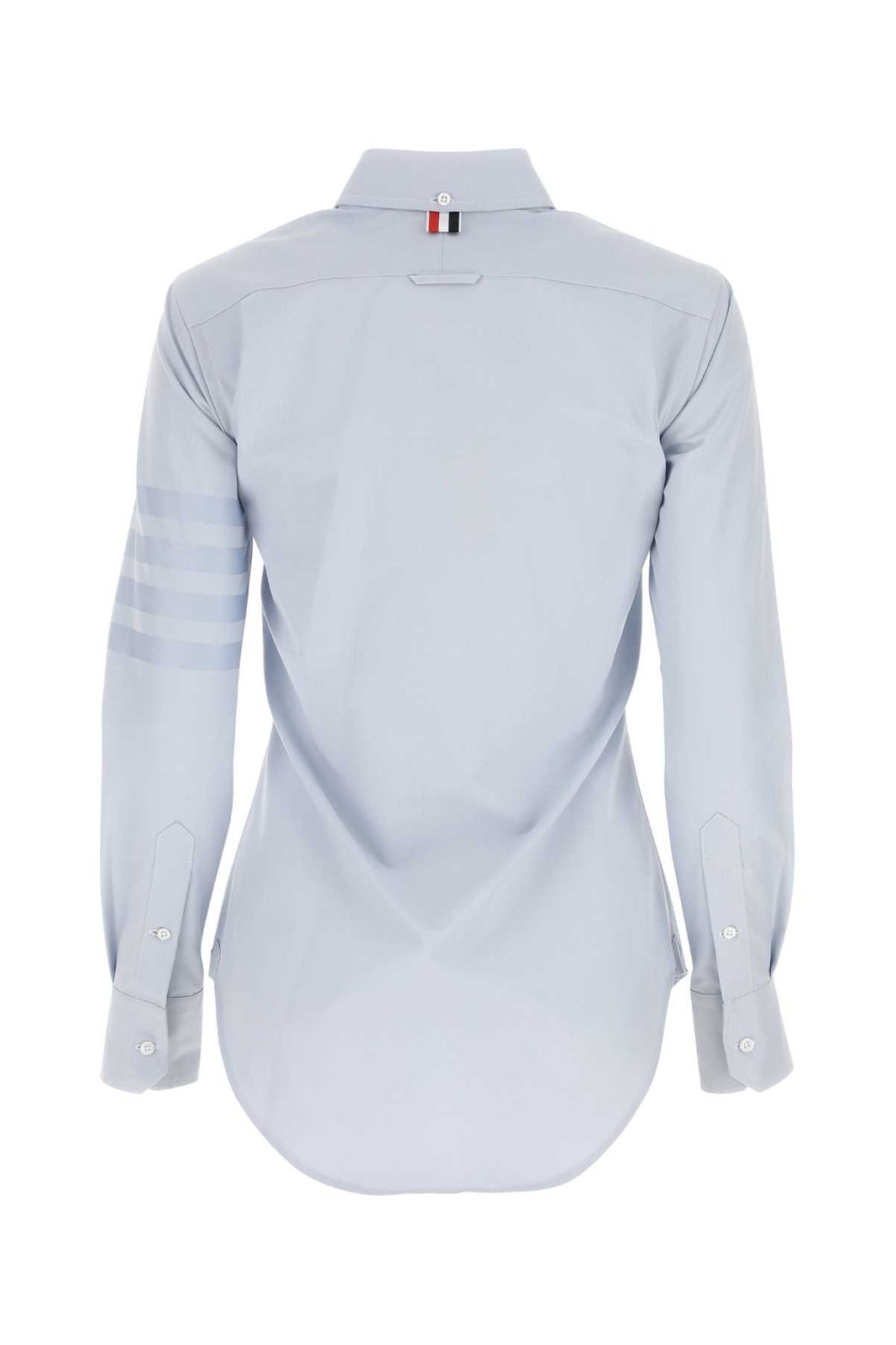 Thom Browne Logo Patch Long-Sleeved Shirt