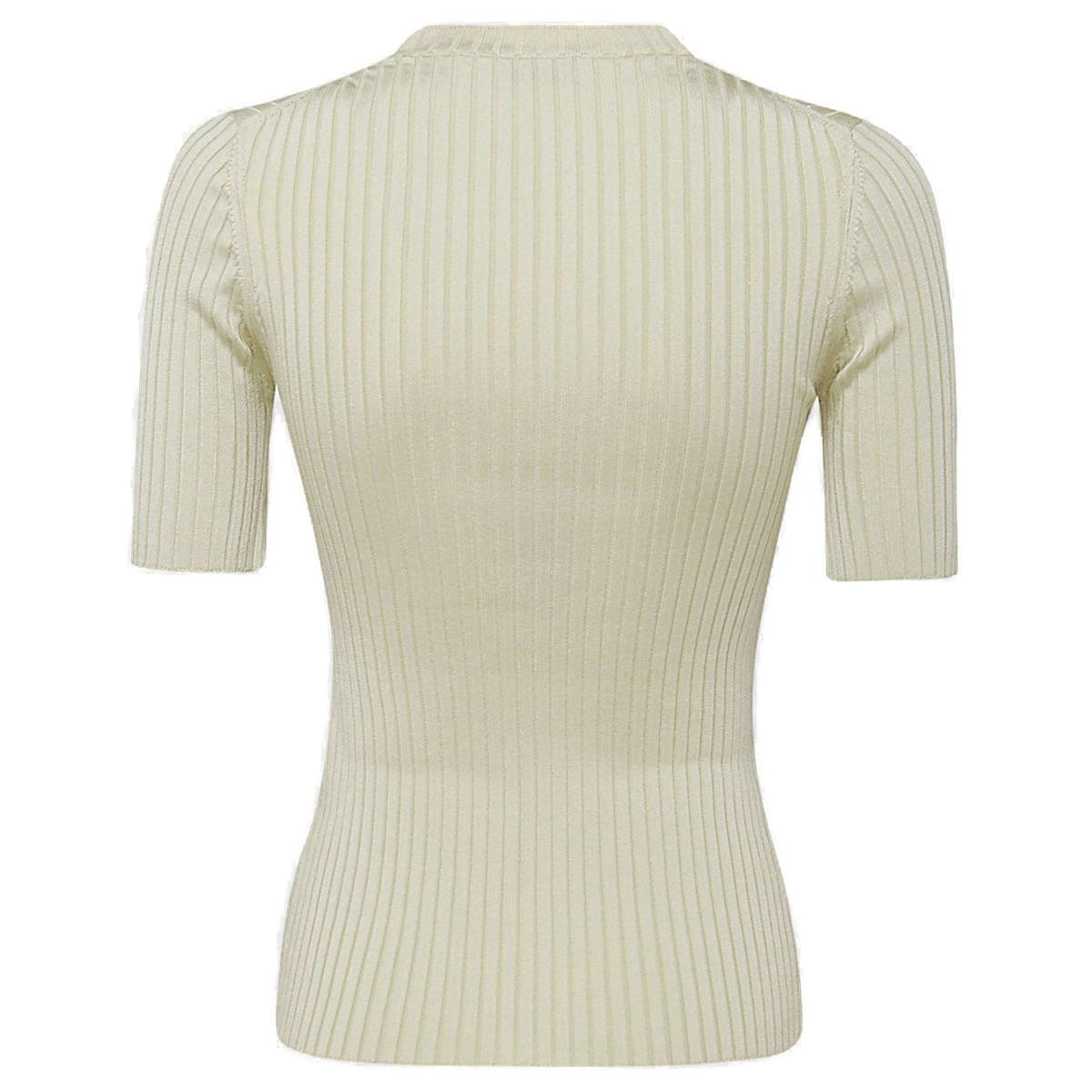 Nanushka Short Sleeved Knitted T-Shirt