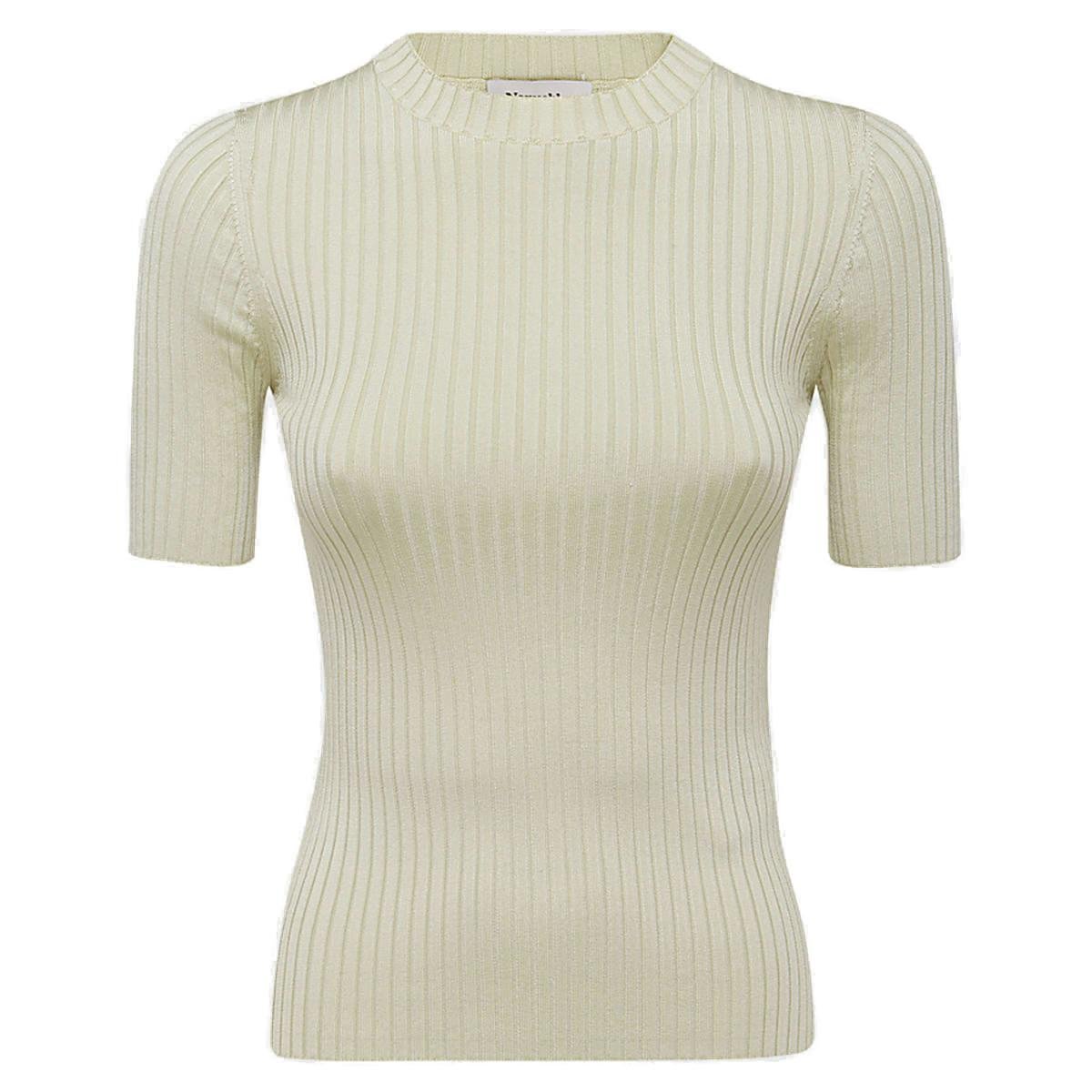 Nanushka Short Sleeved Knitted T-Shirt