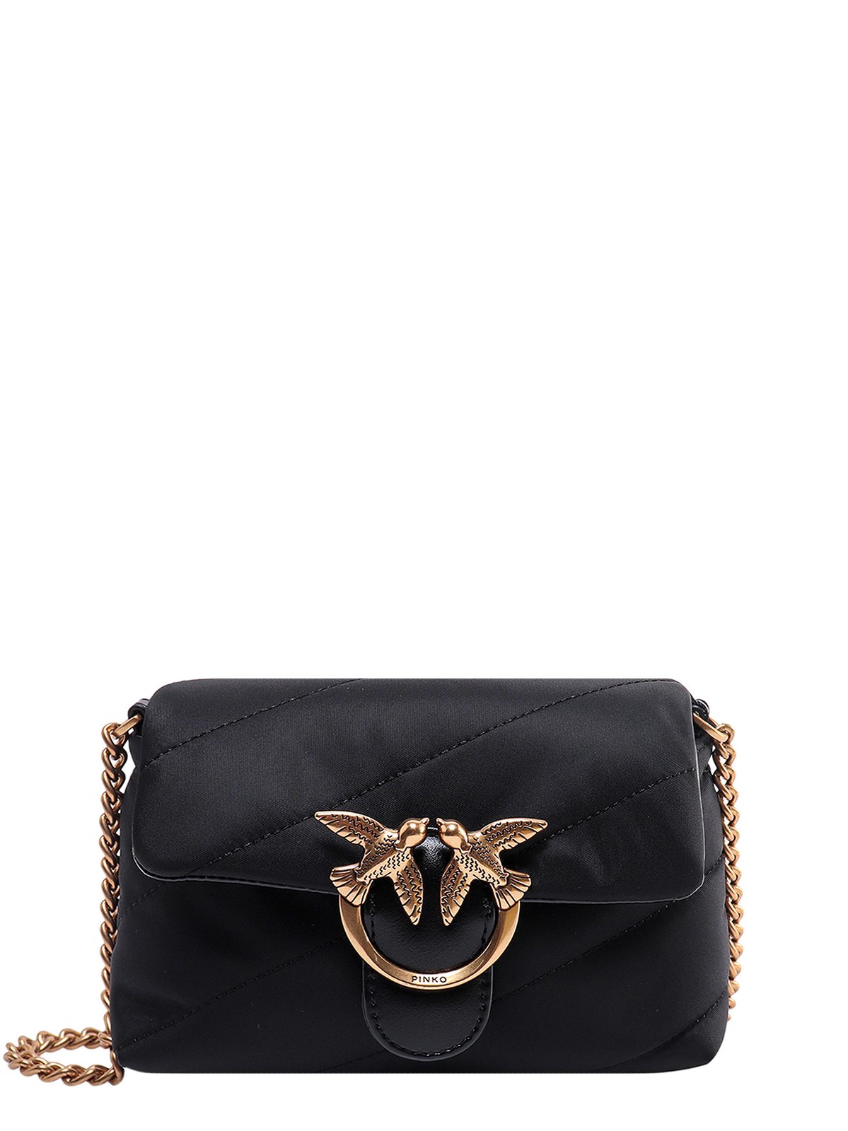 Pinko Baby Love Chain-Linked Crossbody Bag