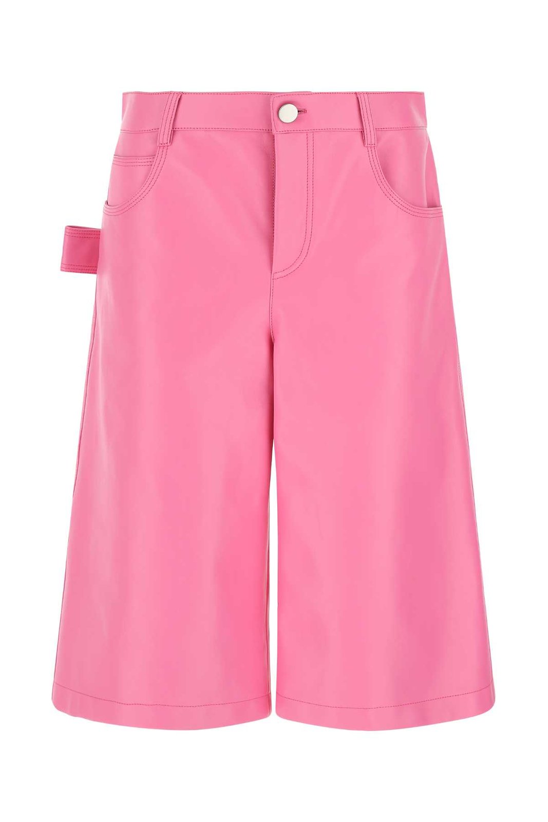 Bottega Veneta High-Rise Wide Leg Shorts