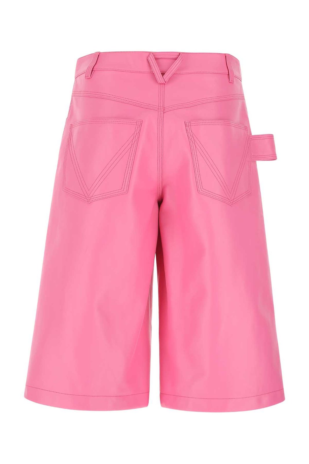 Bottega Veneta High-Rise Wide Leg Shorts