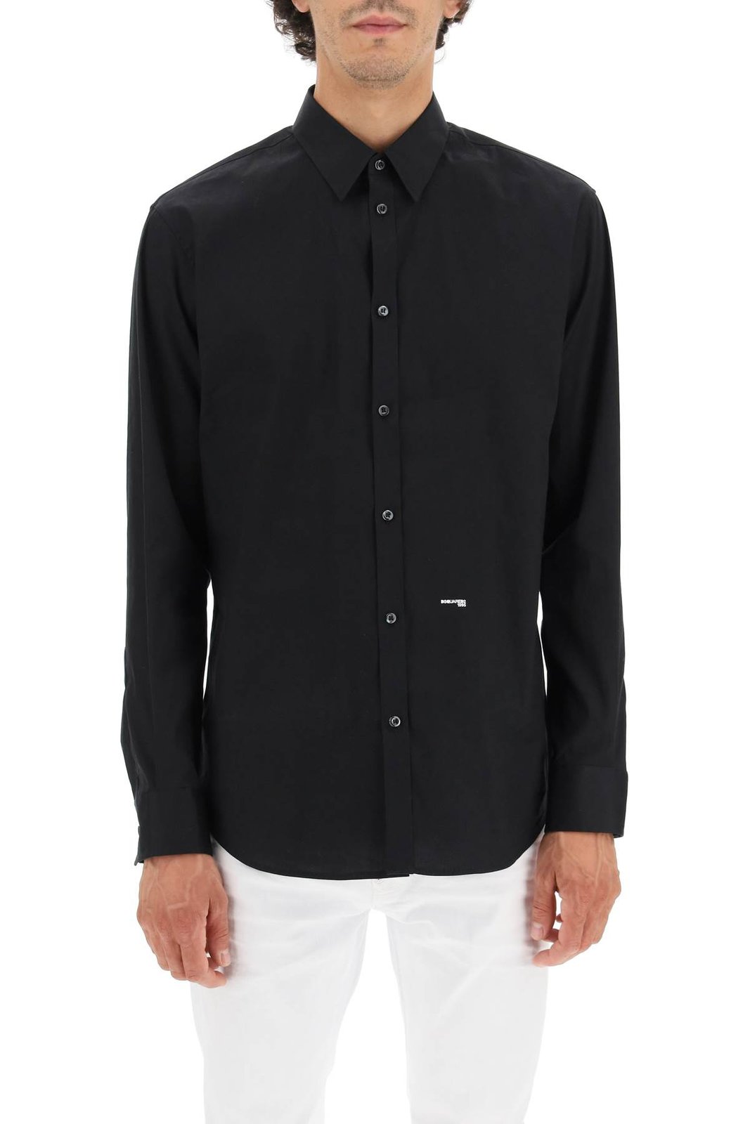 Dsquared2 Logo Printed Long Sleeved Shirt 3 Dsquared2 Logo Printed Long Sleeved Shirt