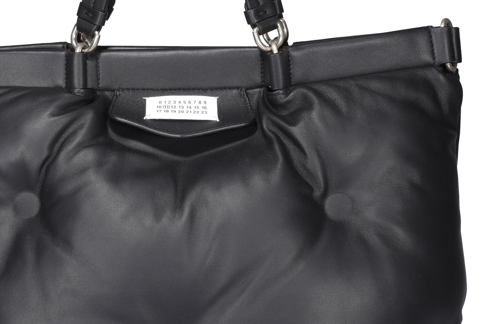 Maison Margiela Logo Patch Quilted Tote Bag