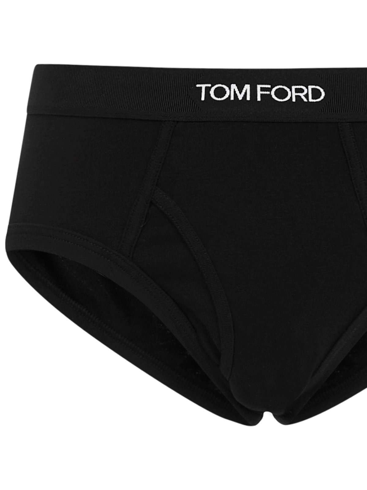 Tom Ford Logo Waistband Stretched Briefs