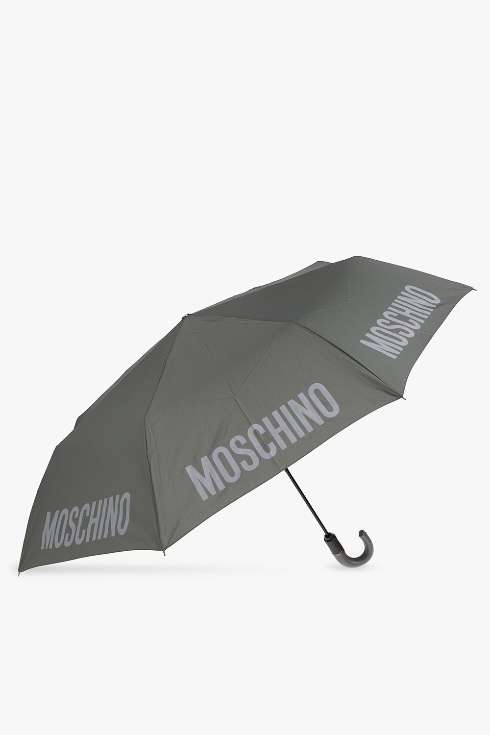 Moschino Logo Printed Folded Umbrella 1 Moschino Logo Printed Folded Umbrella