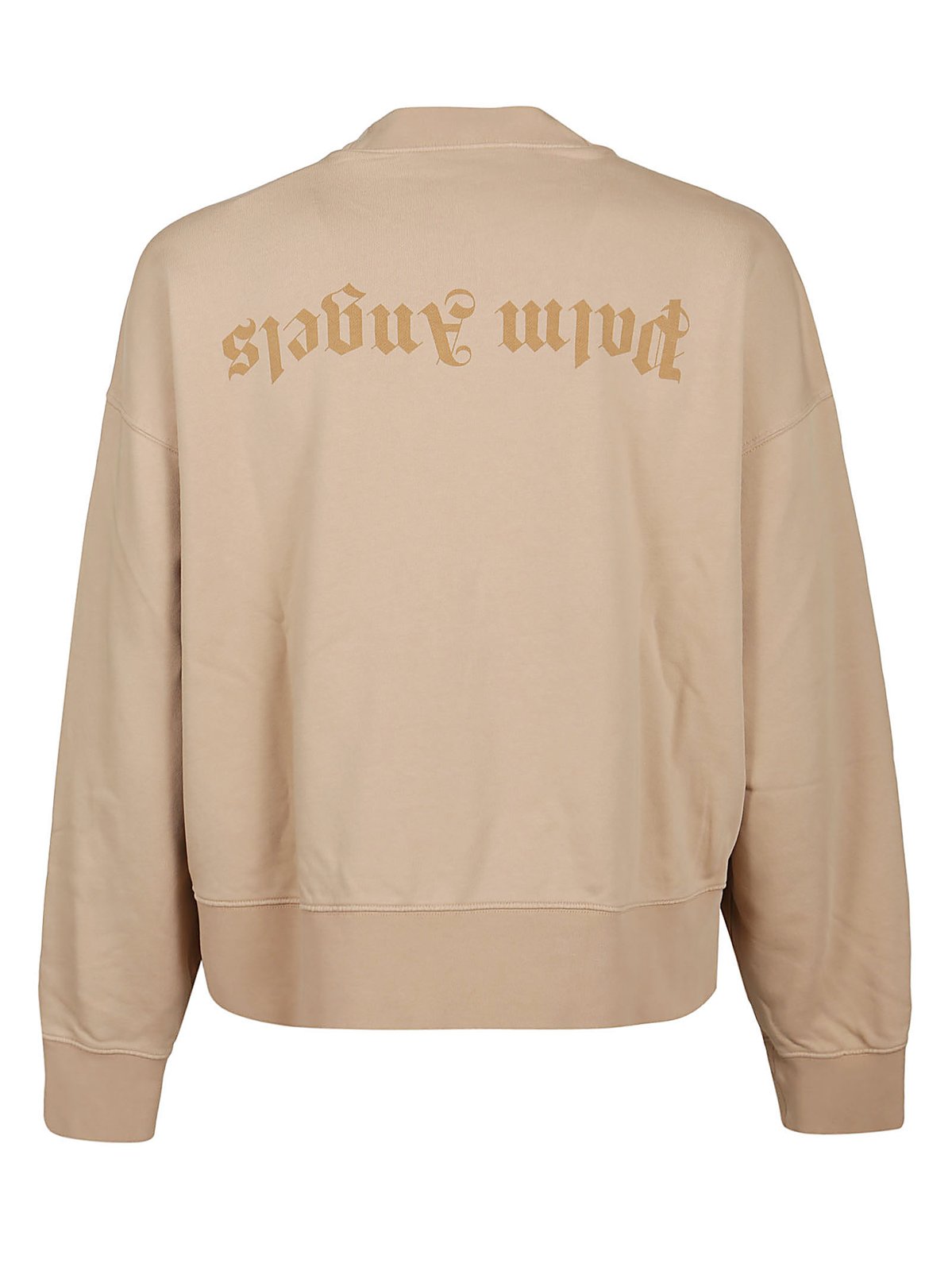 Palm Angels Logo-Printed Crewneck Sweatshirt 1 Palm Angels Logo-Printed Crewneck Sweatshirt