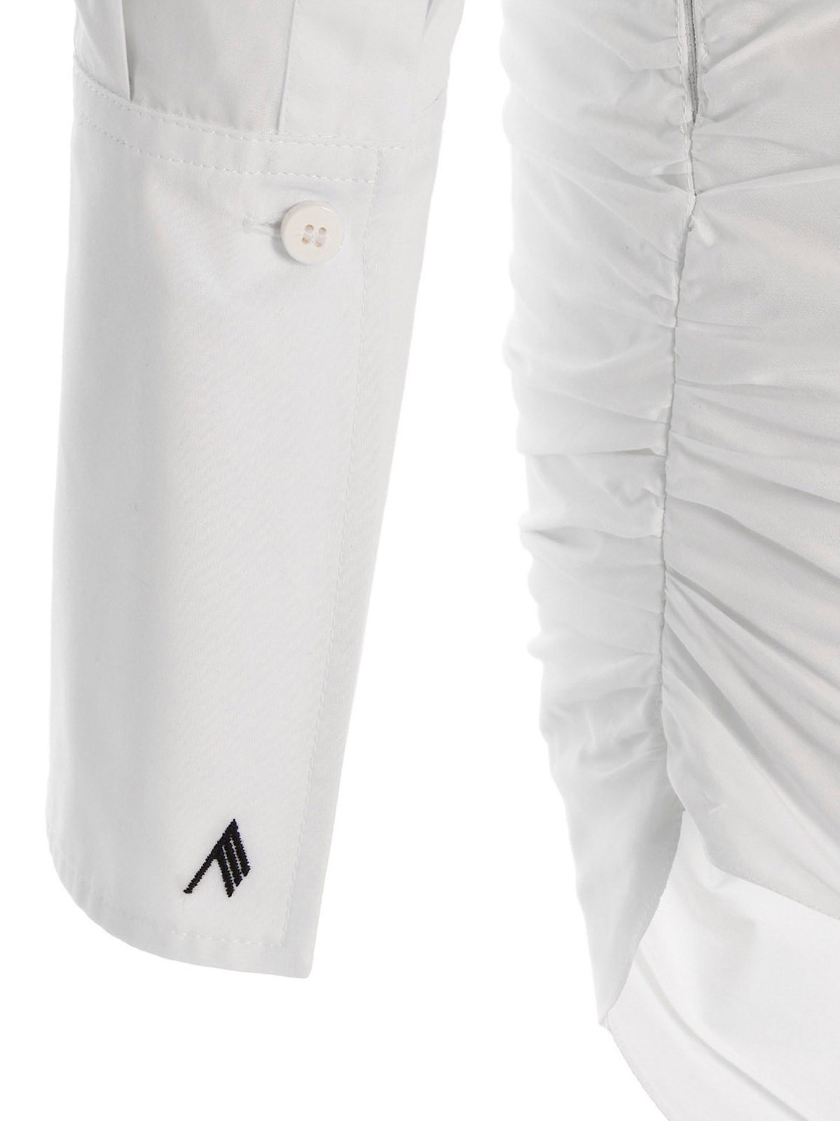 The Attico Long-Sleeved Mini Shirt Dress