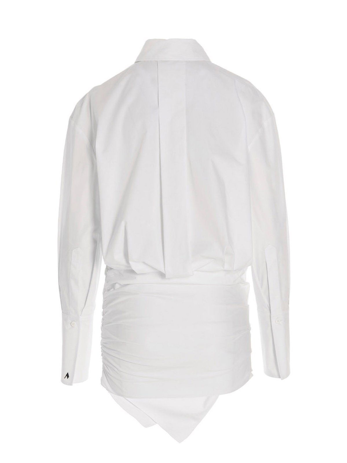 The Attico Long-Sleeved Mini Shirt Dress