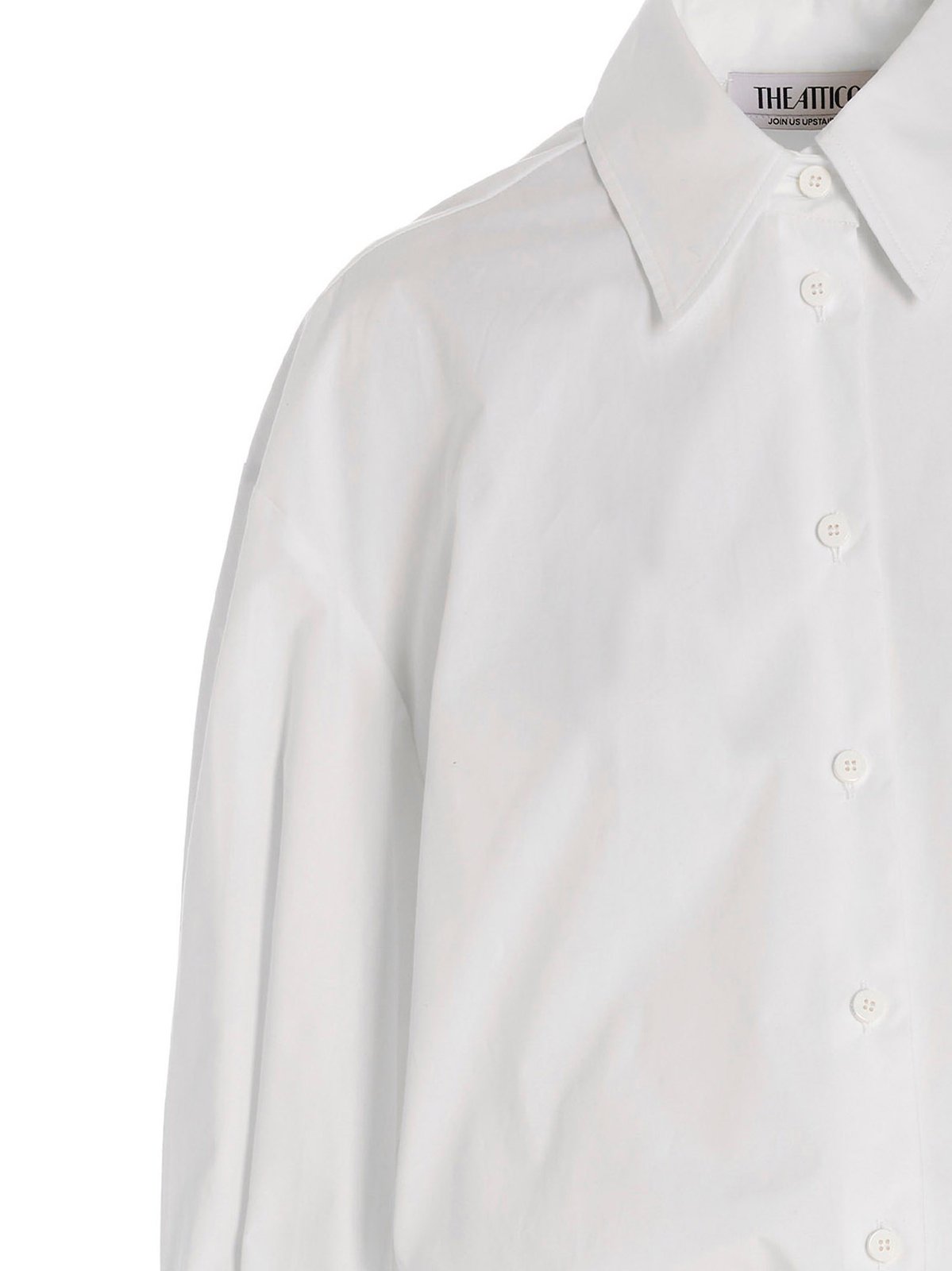 The Attico Long-Sleeved Mini Shirt Dress
