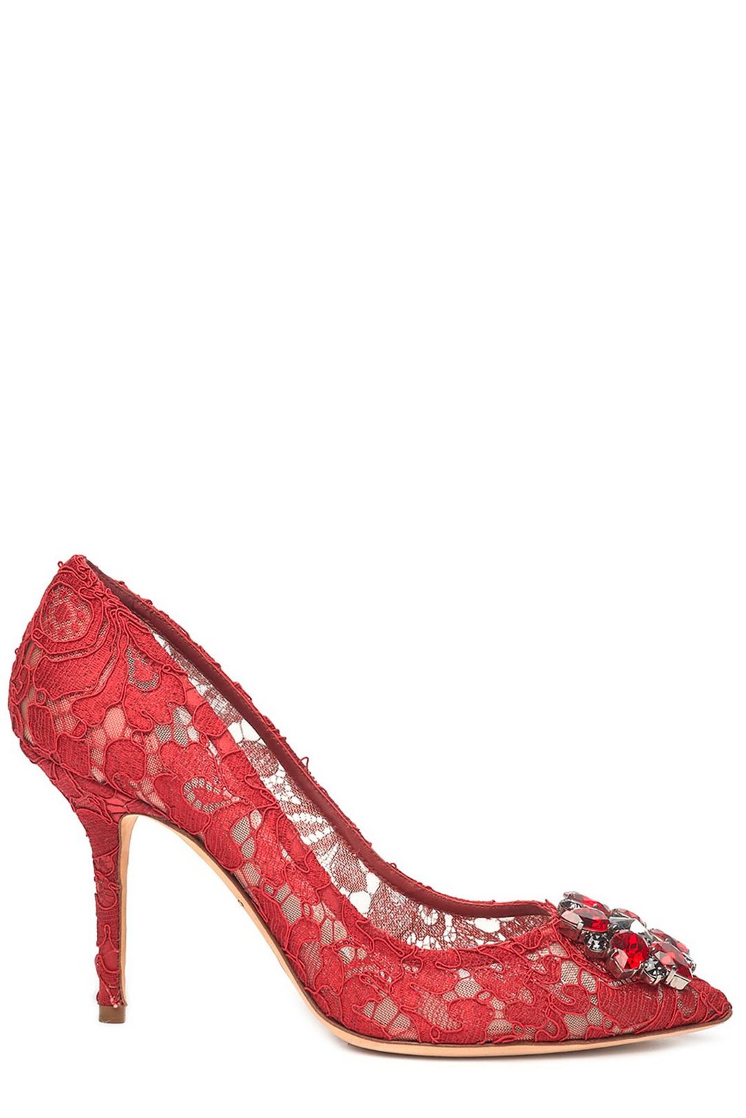 Dolce & Gabbana Bellucci Embellished Lace Pumps