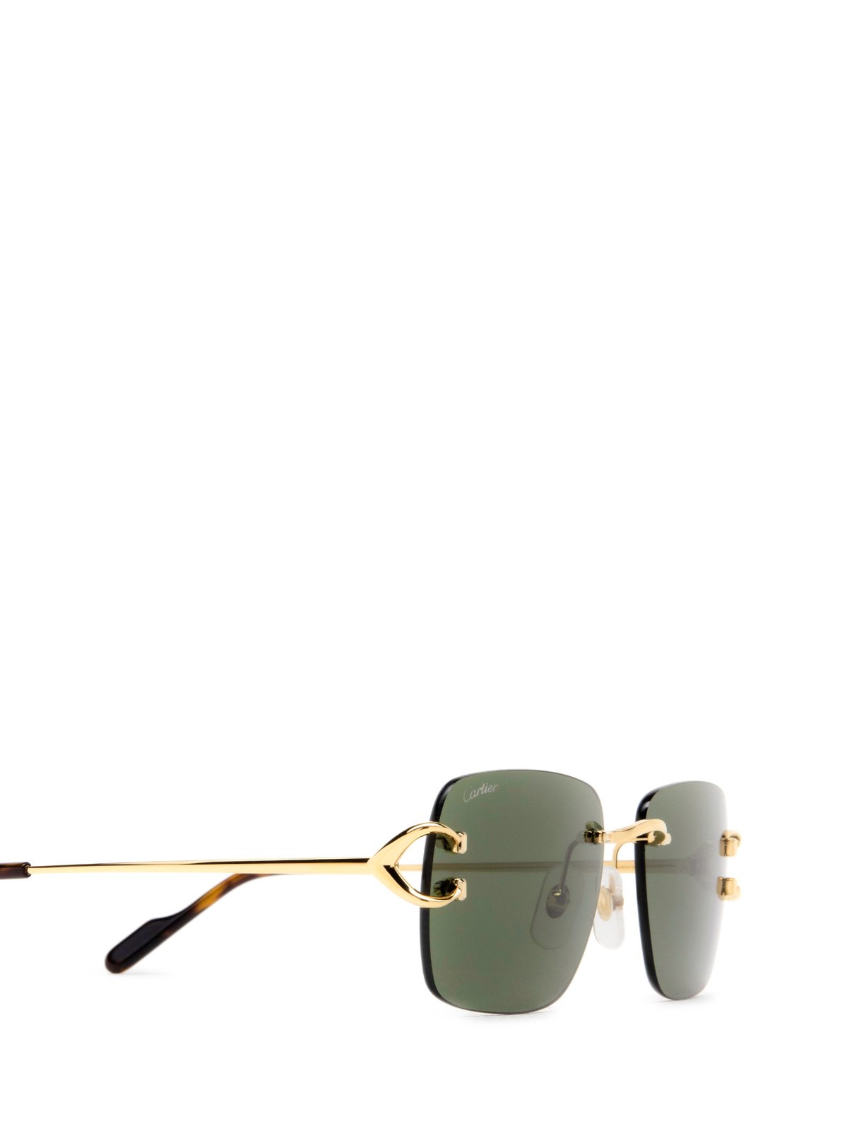 Cartier Rectangle Frame Sunglasses