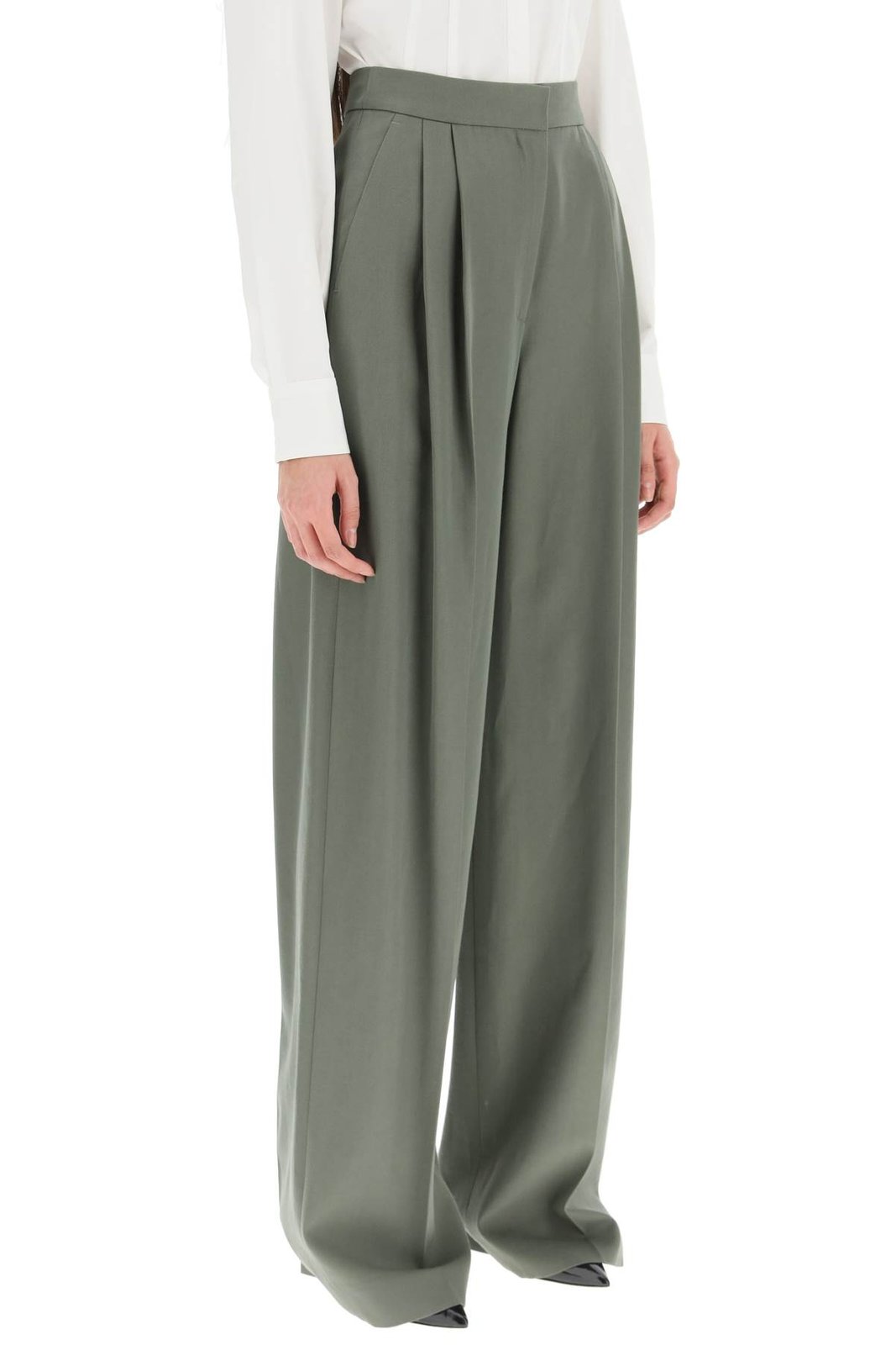 Alexander McQueen Wide-Leg Tailored Trousers