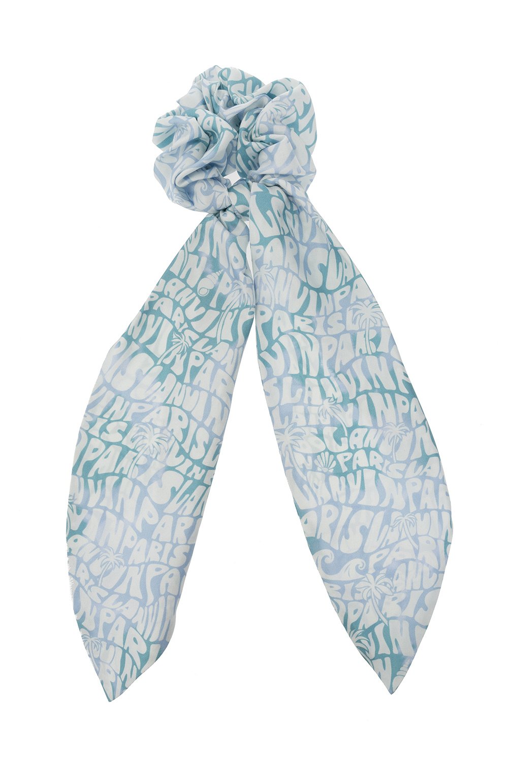 Lanvin Logo-Pattern Scrunchie