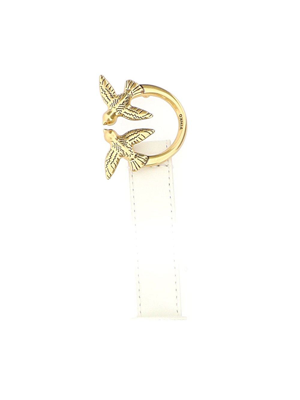 Pinko Love Bird Plaque Buckle Belt