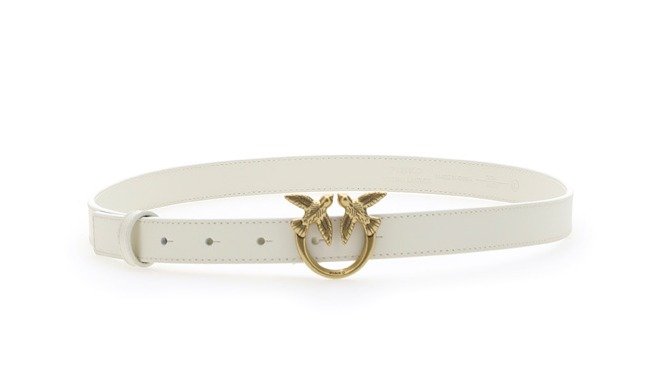Pinko Love Bird Plaque Buckle Belt