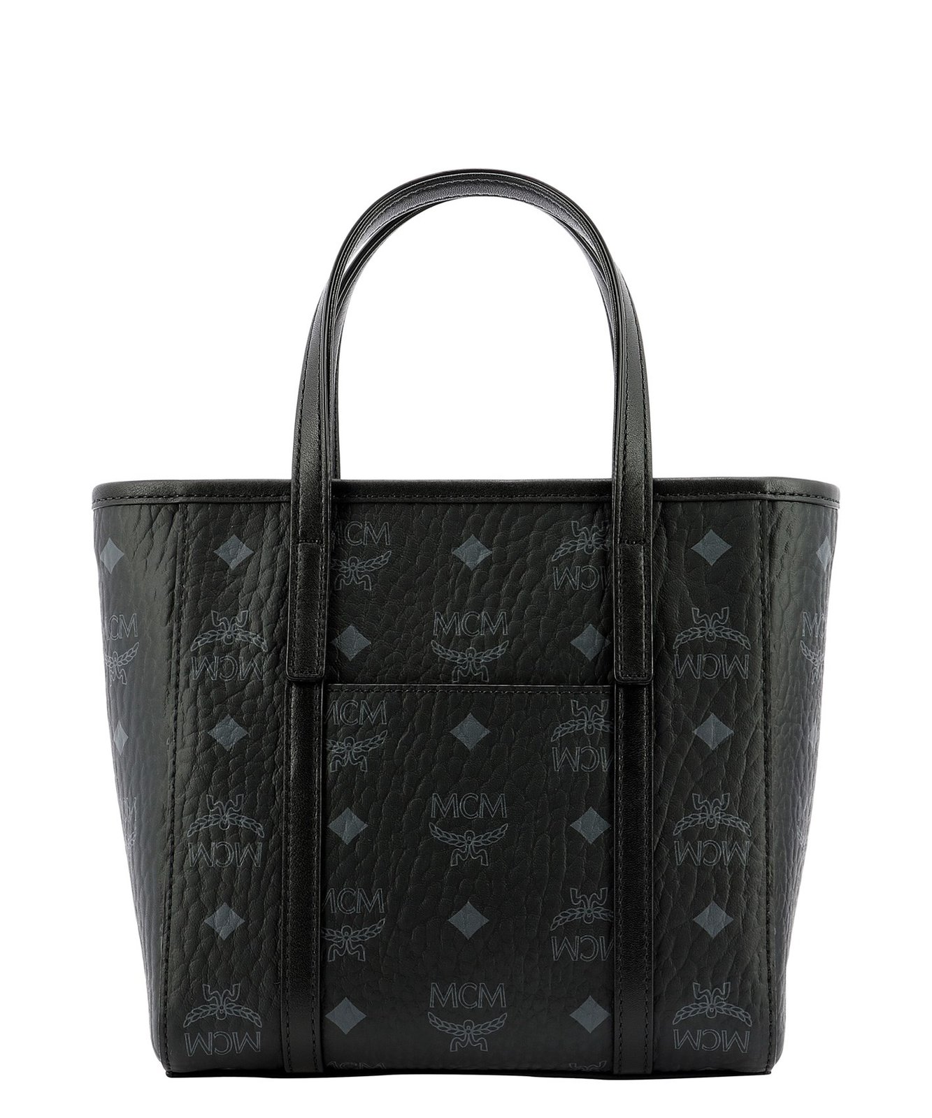 MCM Logo Plaque Small Tote Bag 3 MCM Logo Plaque Small Tote Bag