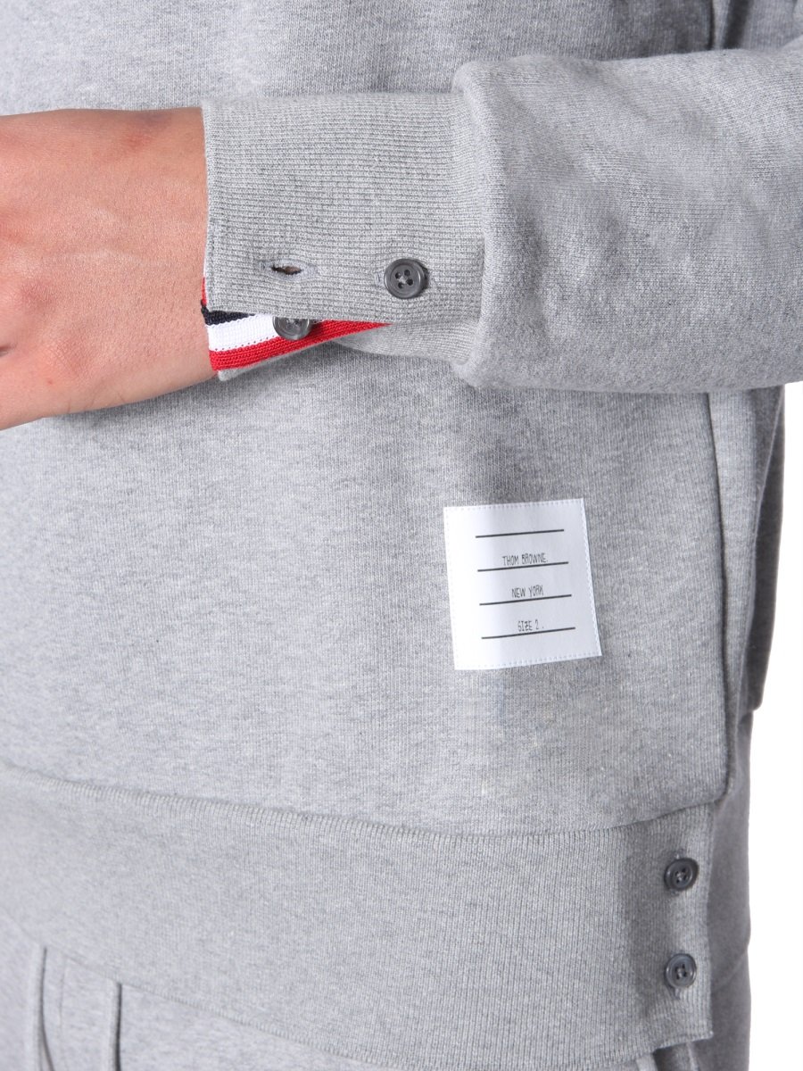 Thom Browne RWB Stripe Crewneck Sweatshirt
