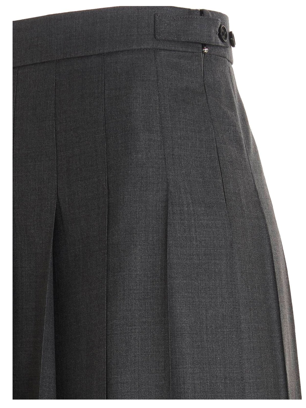 Thom Browne RWB Stripe Pleated Midi Skirt 4 Thom Browne RWB Stripe Pleated Midi Skirt