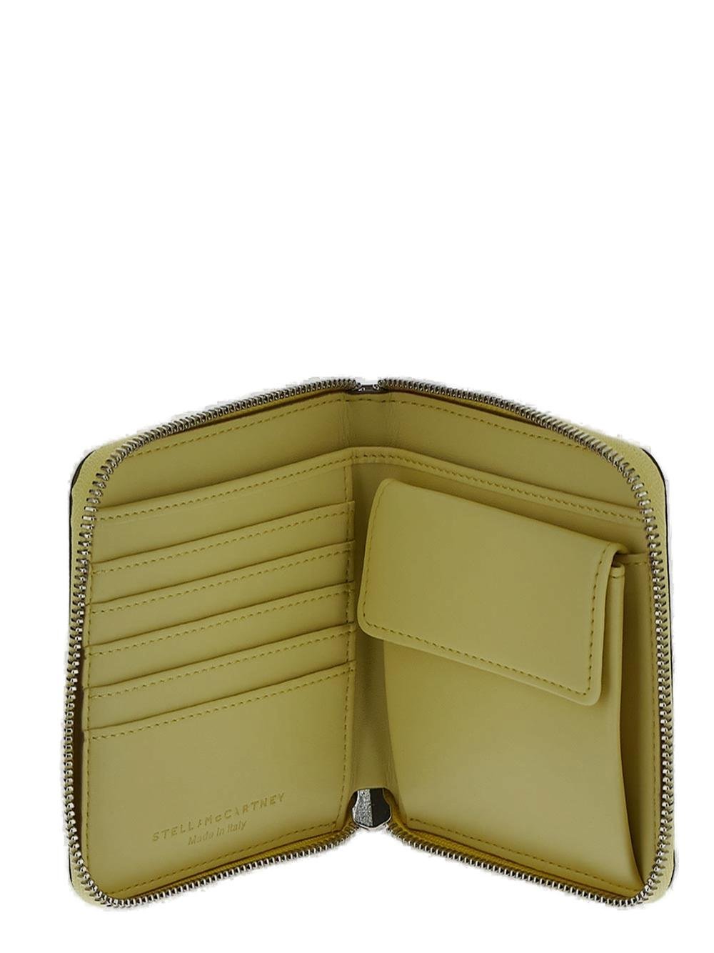 Stella Mccartney Logo-Printed Zip-Around Wallet