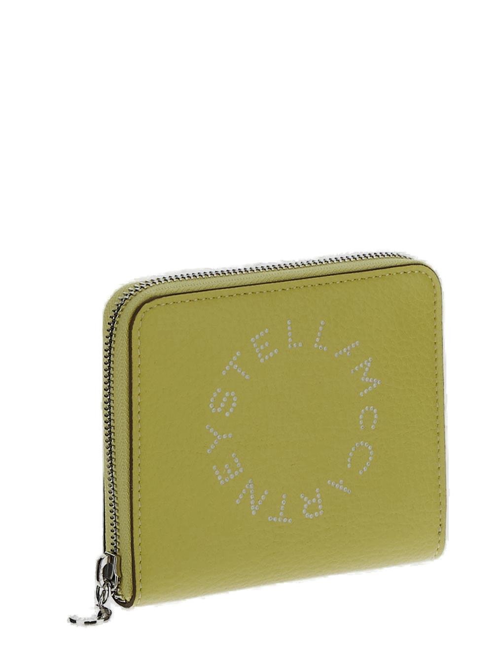 Stella Mccartney Logo-Printed Zip-Around Wallet