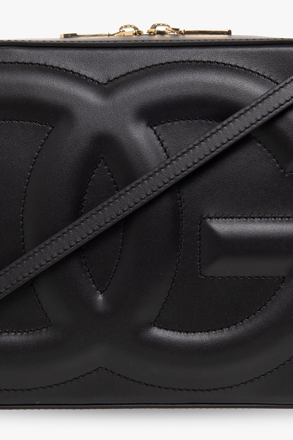 Dolce & Gabbana Logo Embossed Medium Camera Bag