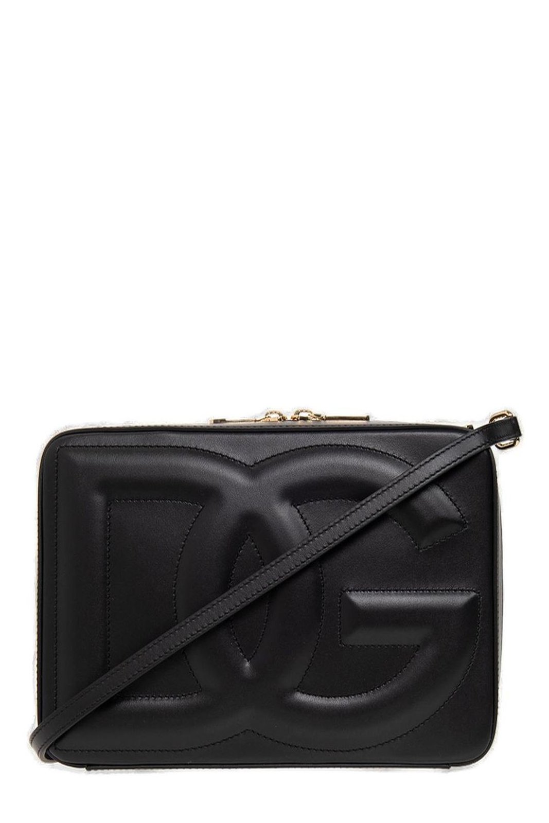 Dolce & Gabbana Logo Embossed Medium Camera Bag