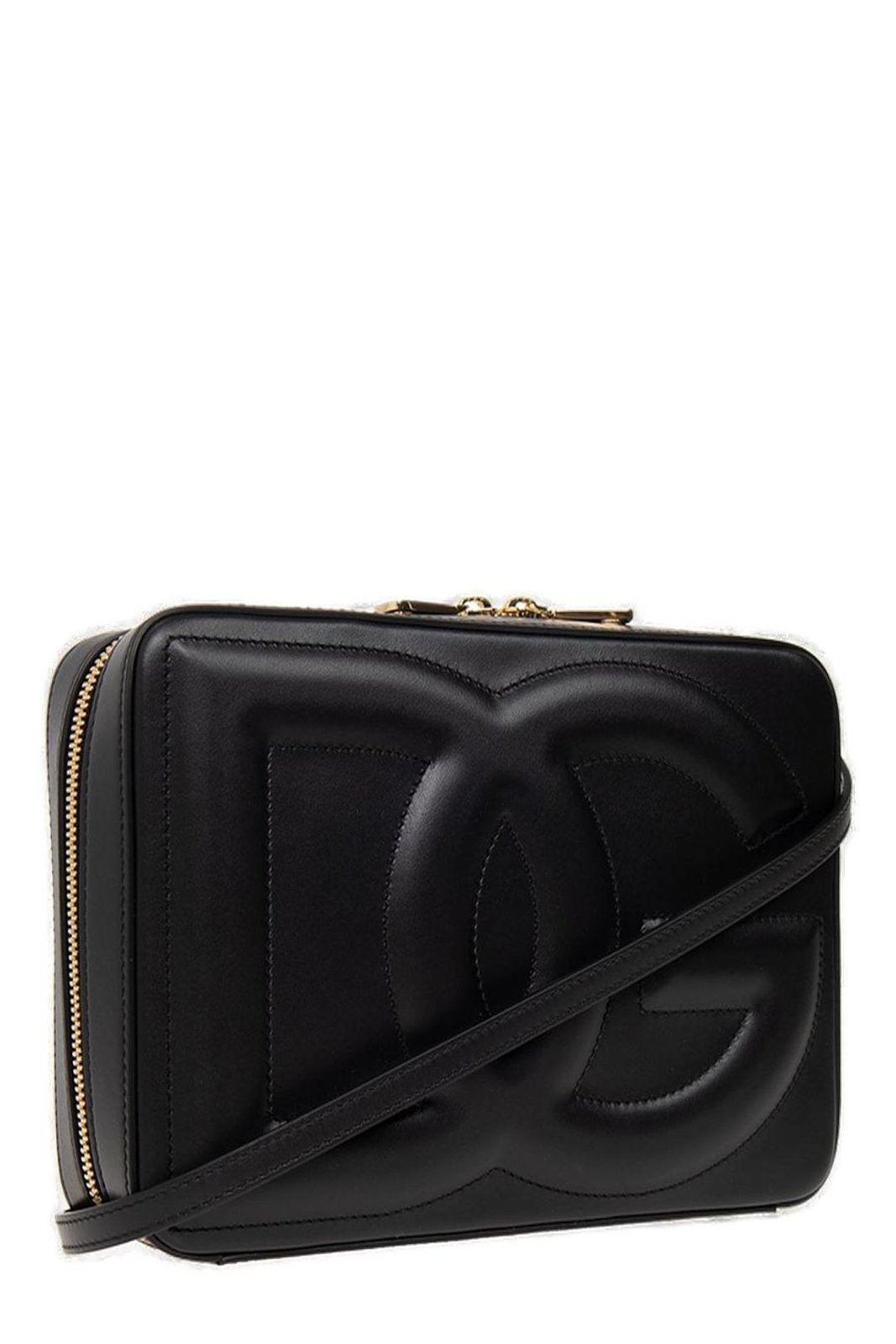 Dolce & Gabbana Logo Embossed Medium Camera Bag