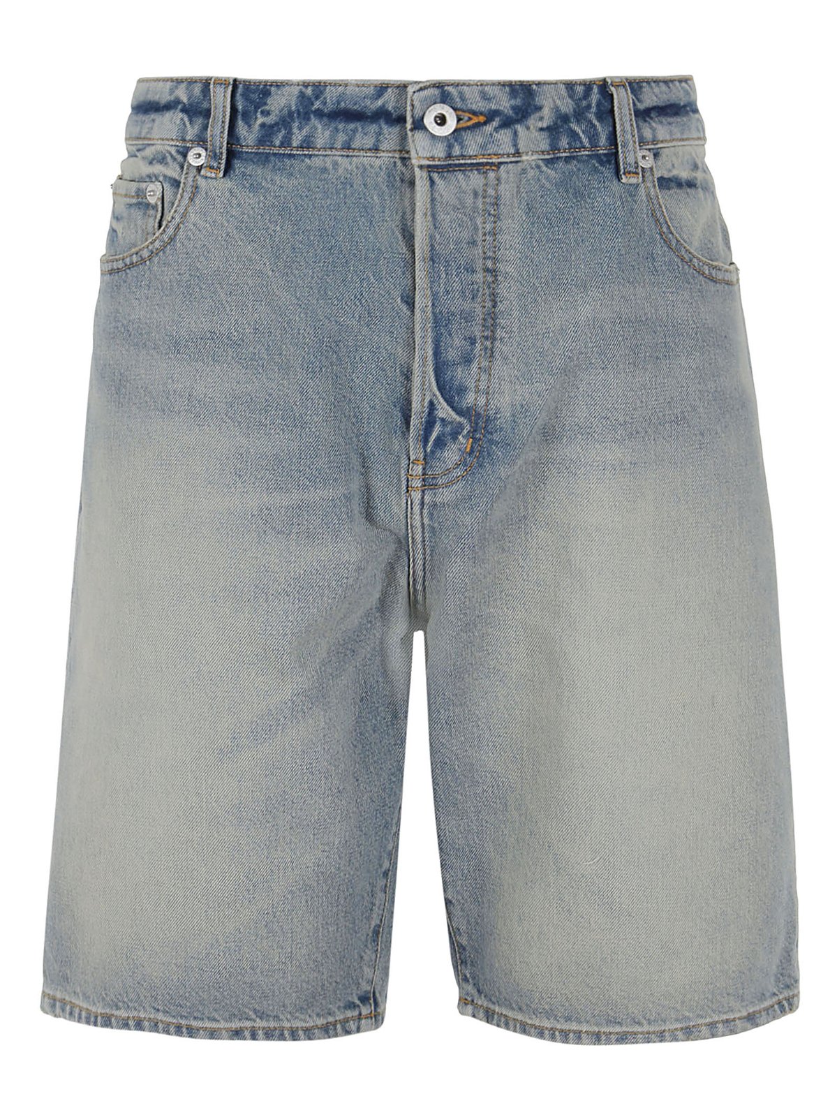 Kenzo Knee-Length Faded Denim Shorts 2 Kenzo Knee-Length Faded Denim Shorts